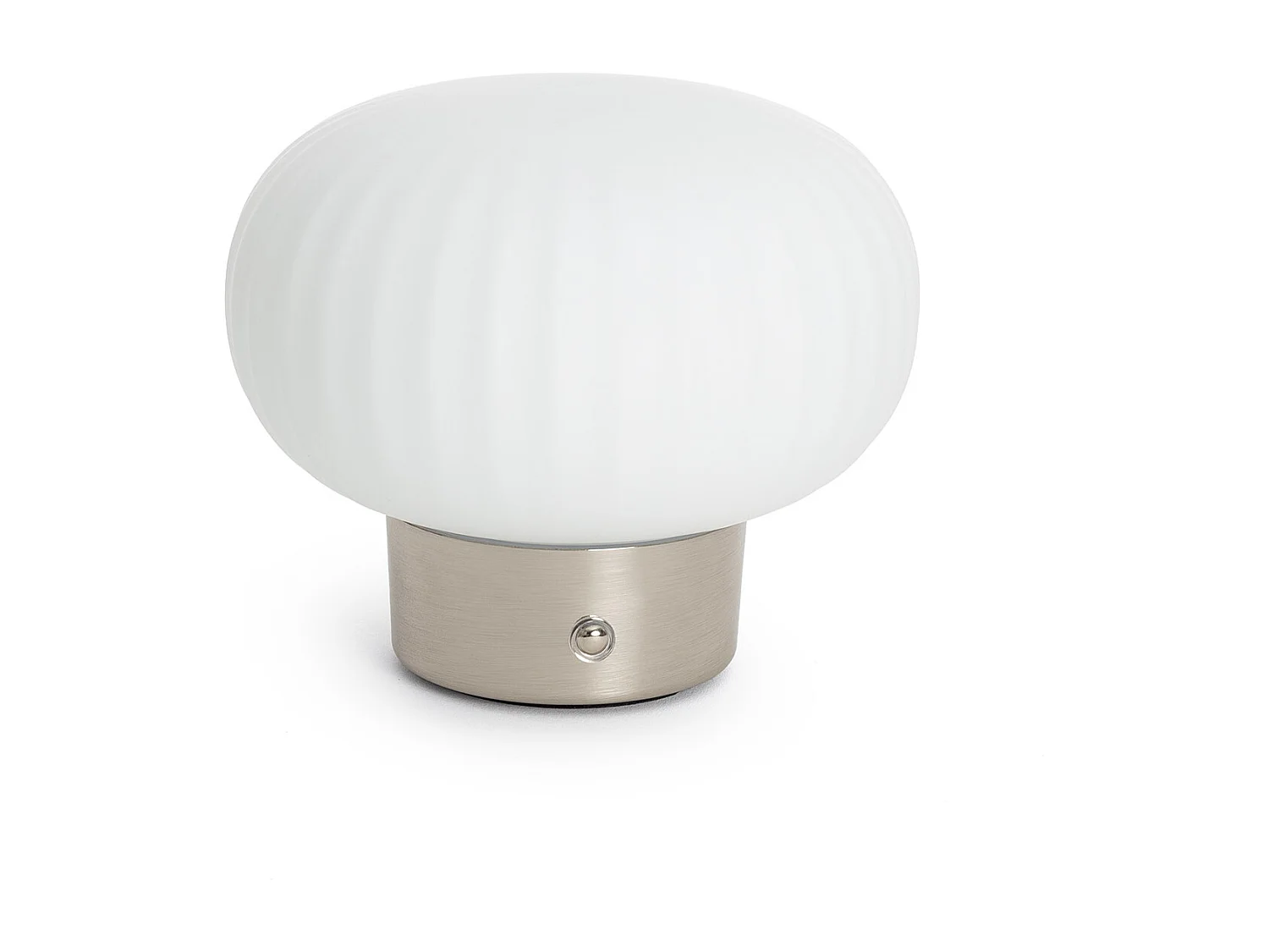 Lampada da Tavolo LED 2W Portatile con Batteria USB Ricaricabile di Aluzna Nichel
