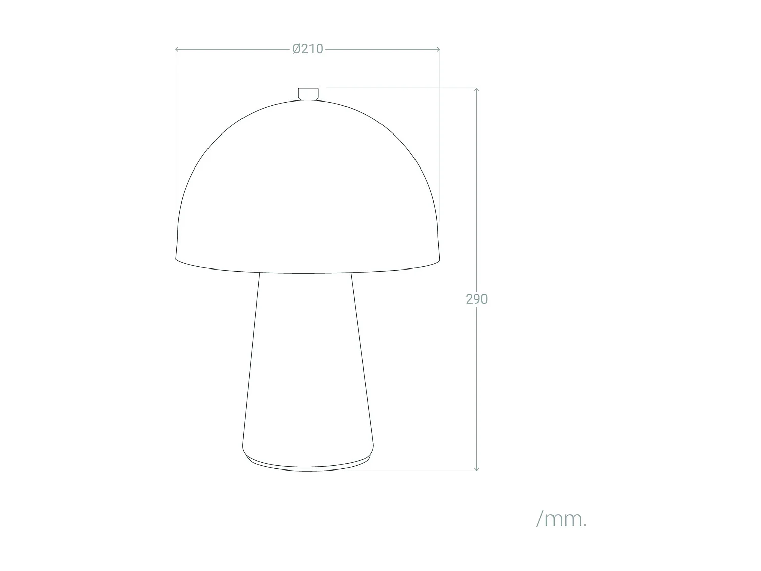 Lampe à poser Métal Quinga Vert