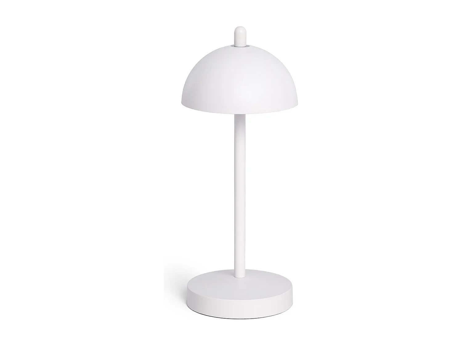 Lámpara de Mesa LED Portátil para Exterior Metal con Batería Recargable Pirinoa Blanco