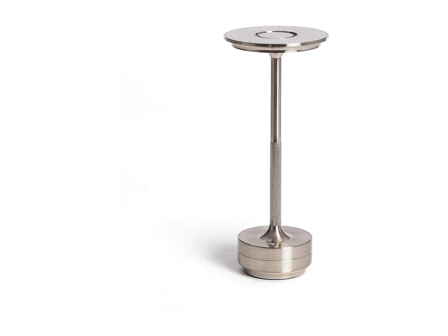 Lámpara de Mesa LED Portátil Metal con Batería USB Recargable Astrid Plateado