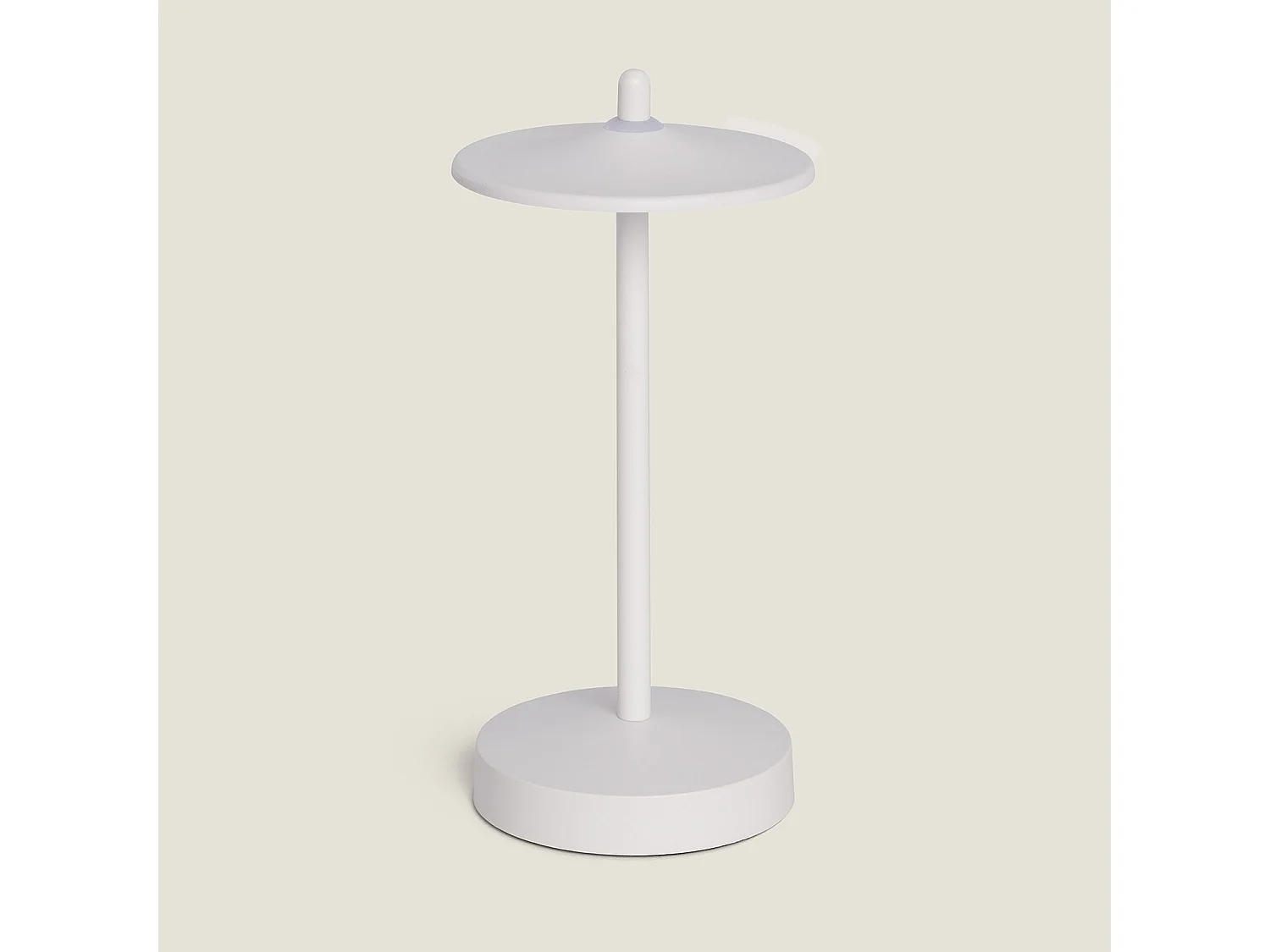 Lampada da Tavolo LED Portatile per Esterni con Batteria USB Ricaricabile Milevani Bianco