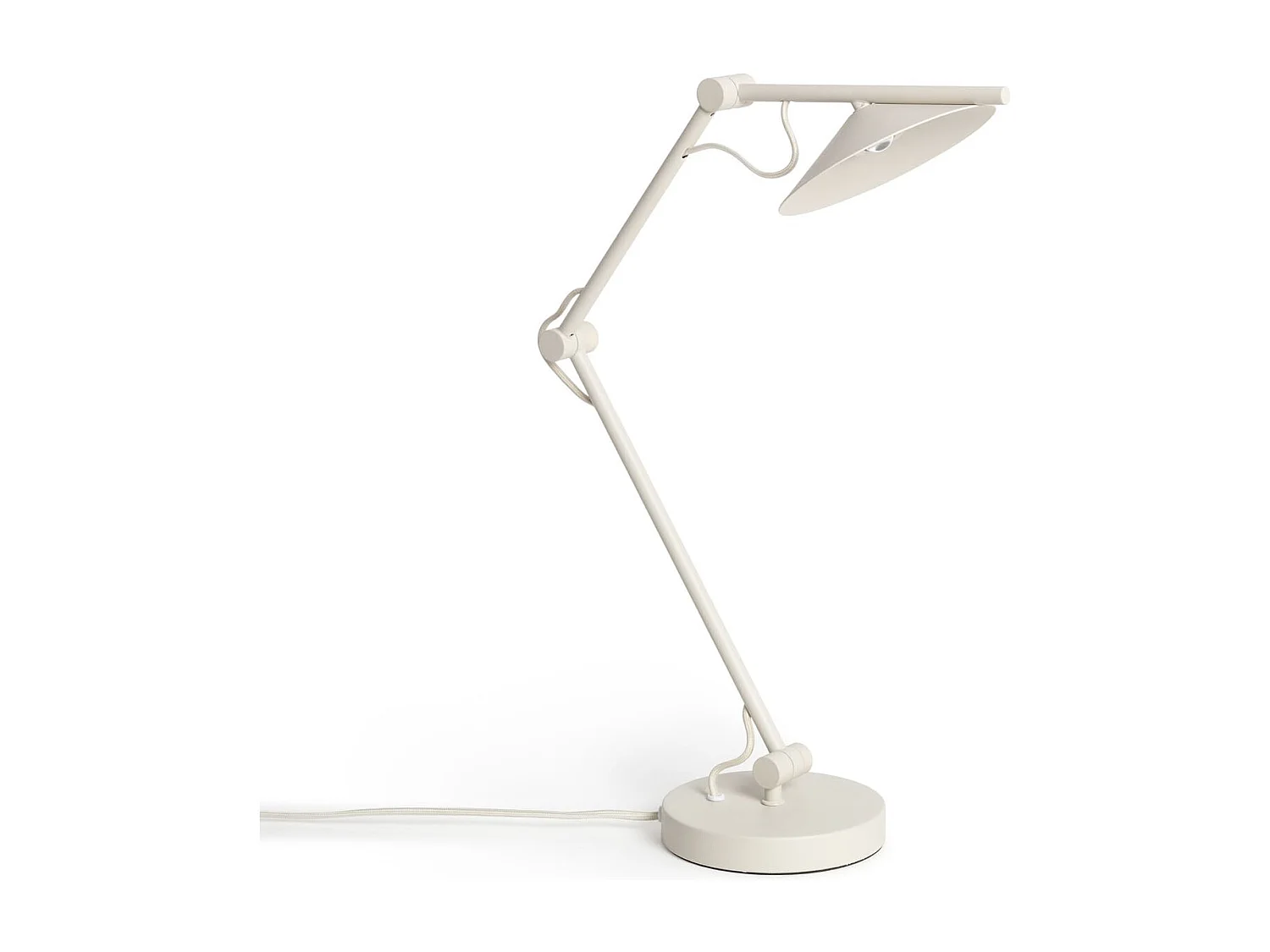 Lampada da Tavolo LED 8W Metallo Evian Bianco Rotto