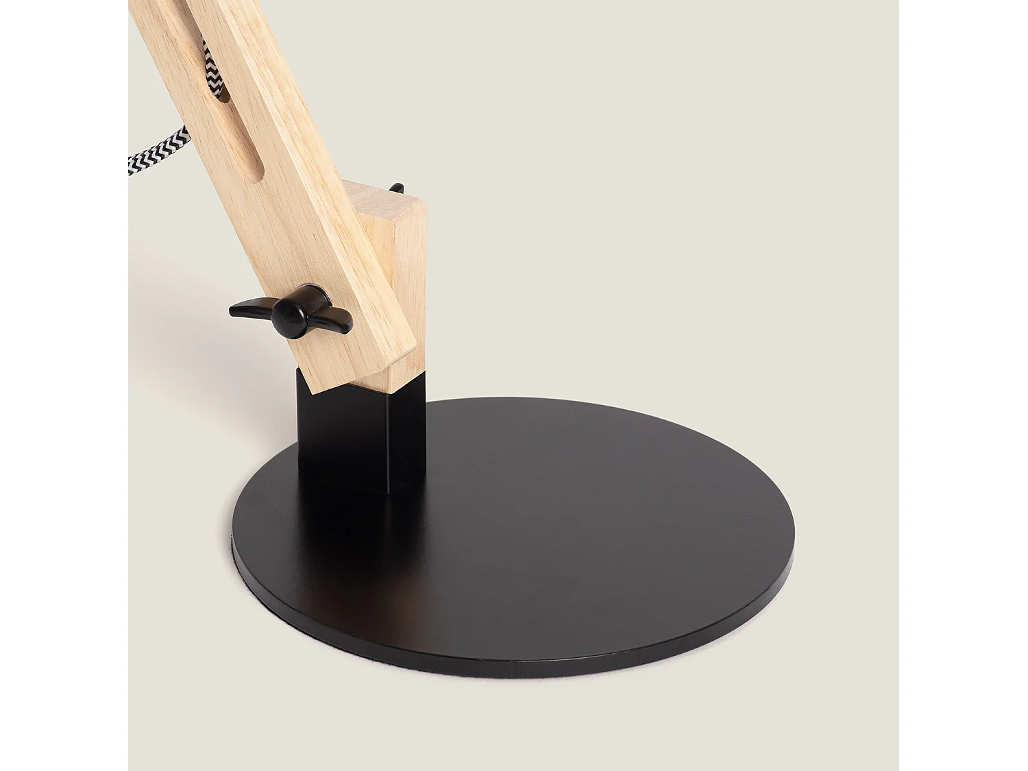 Lampada Flexo da Scrivania Metallo Gratoh Nero