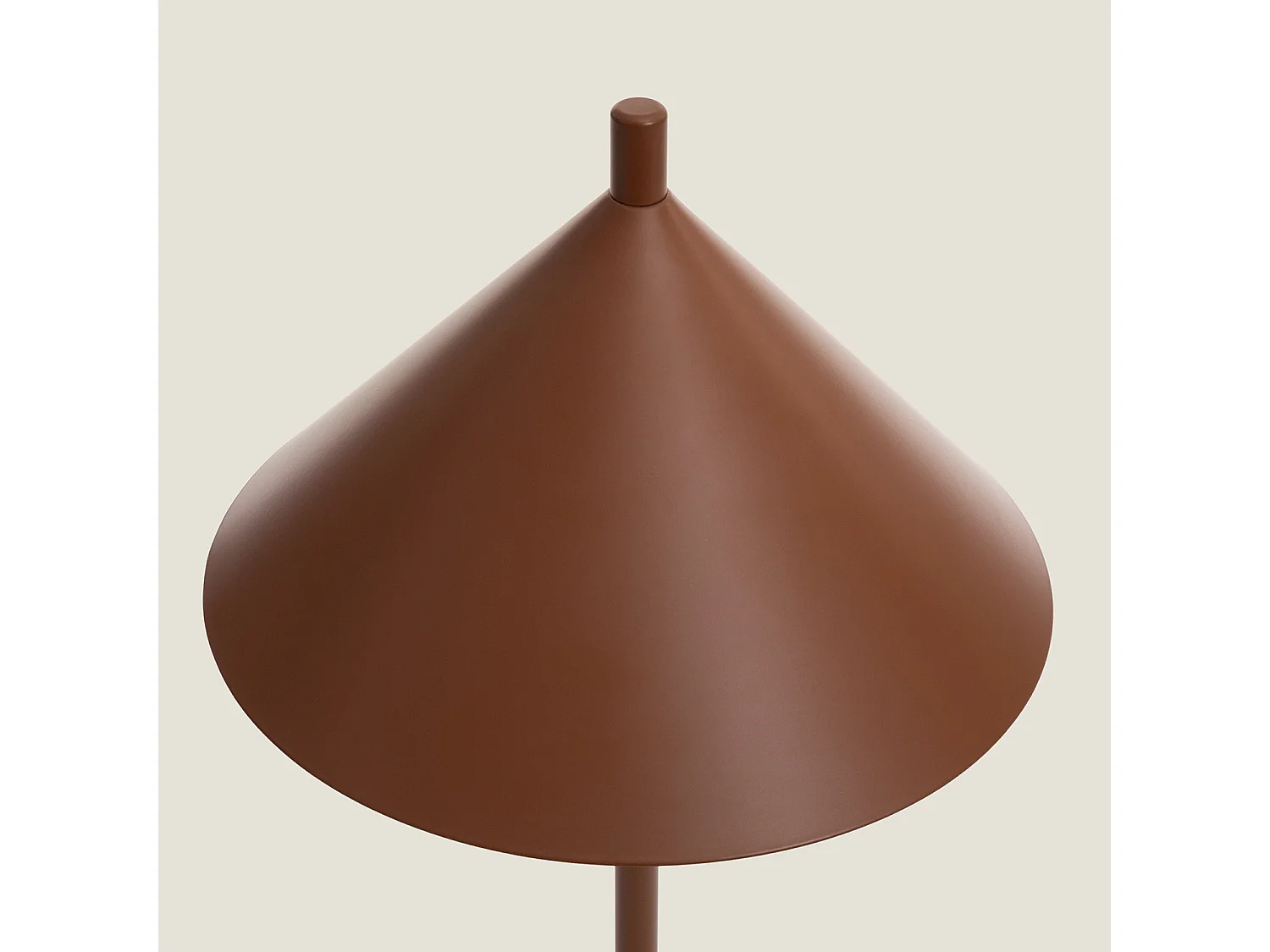 Lampada da Tavolo Metallo Carmale Marrone