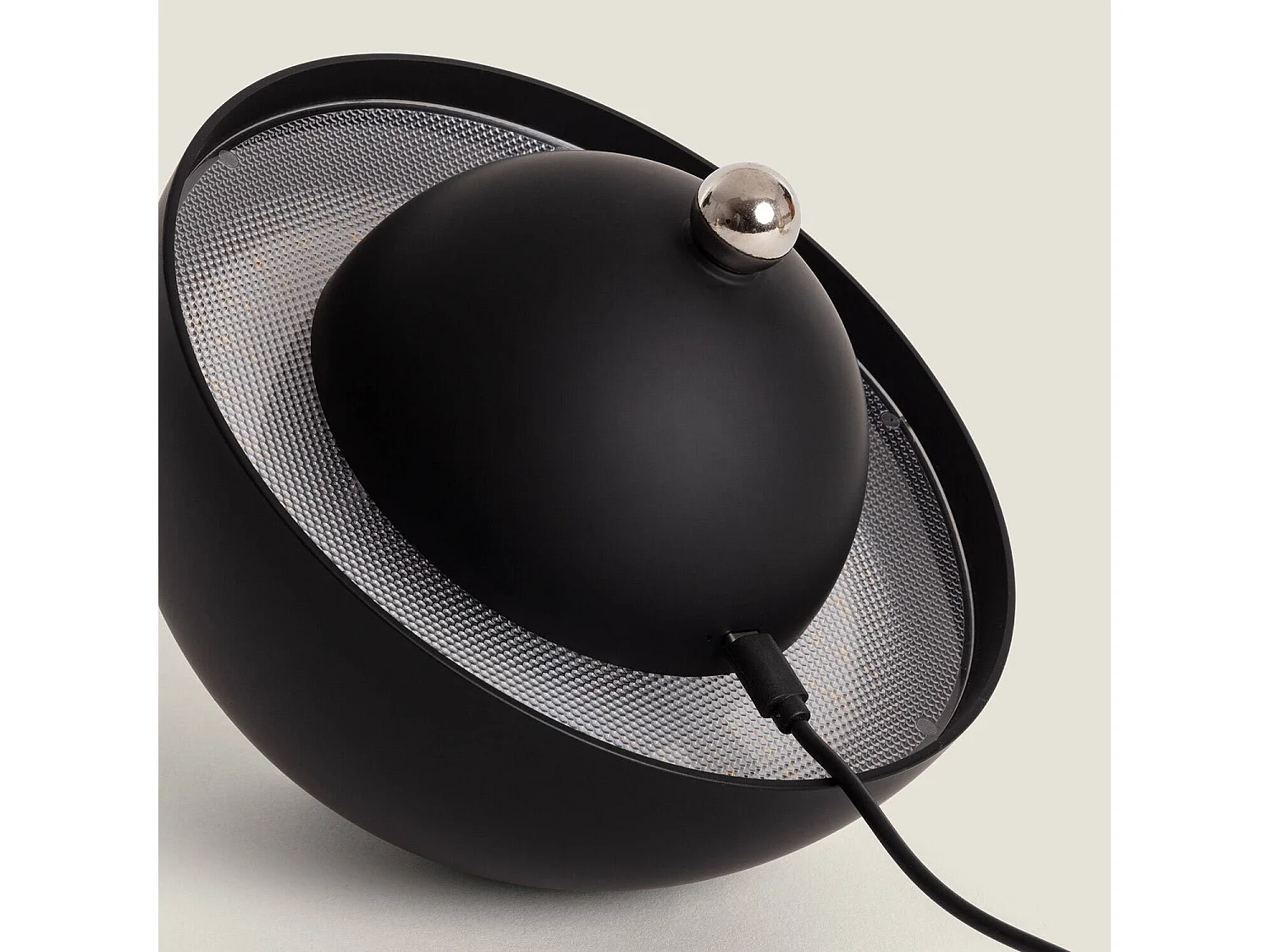 Lampe à Poser LED 5W Portable avec Batterie USB Rechargeable Pauna Noir