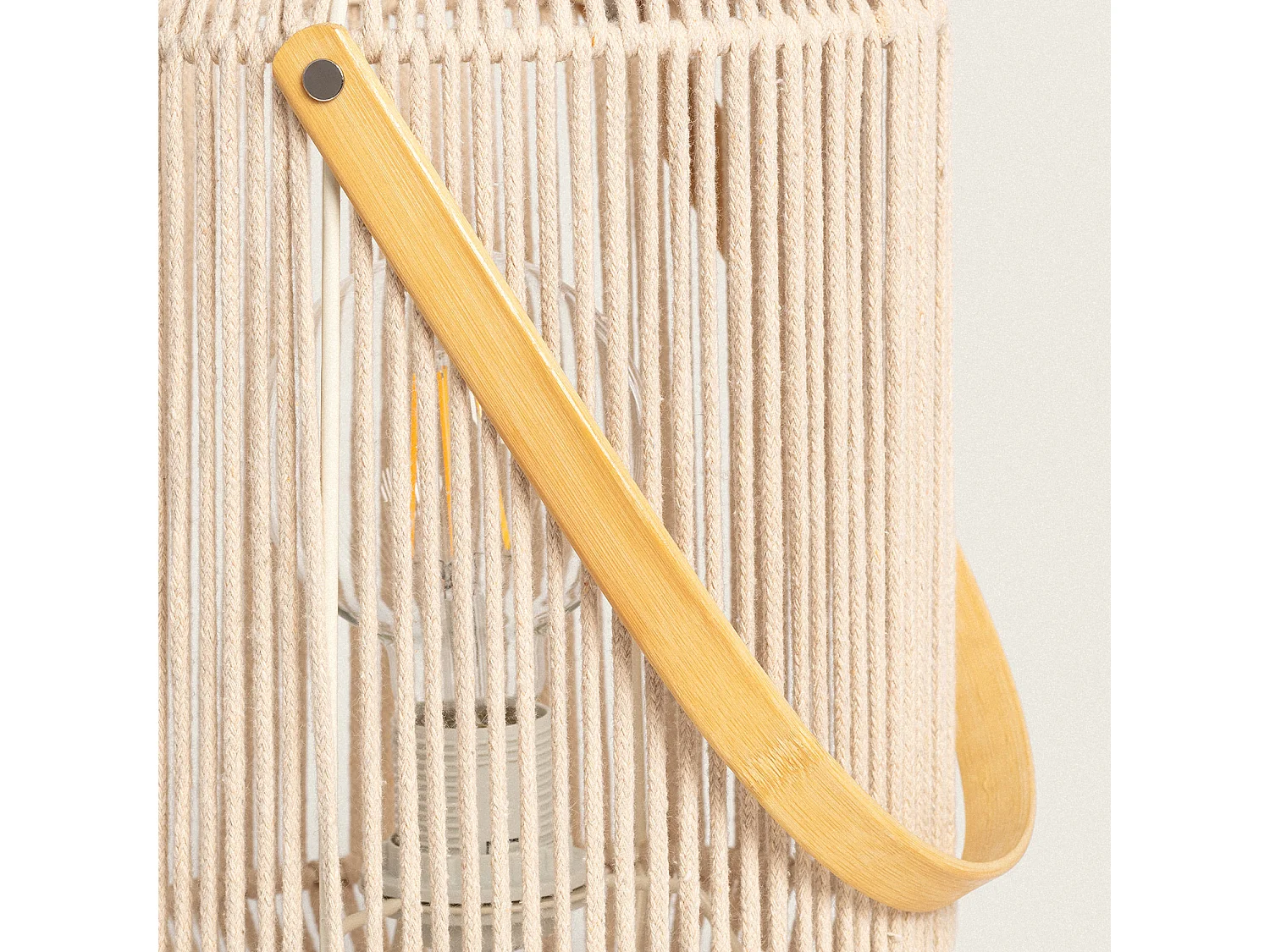 Lampe à Poser Corde Nolana Beige