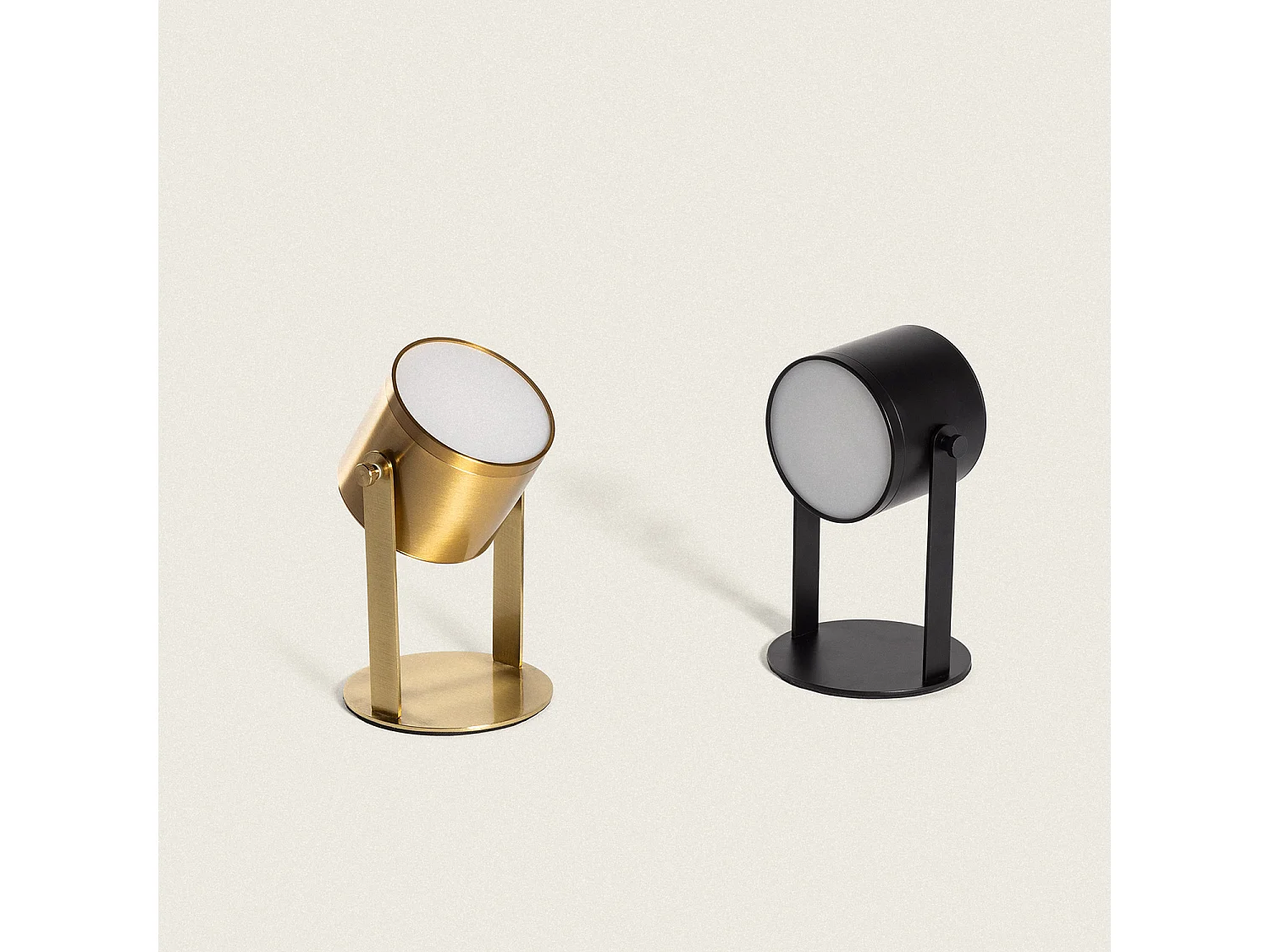 Lampe à Poser LED 6W Portable avec Batterie USB Rechargeable Devin Noir