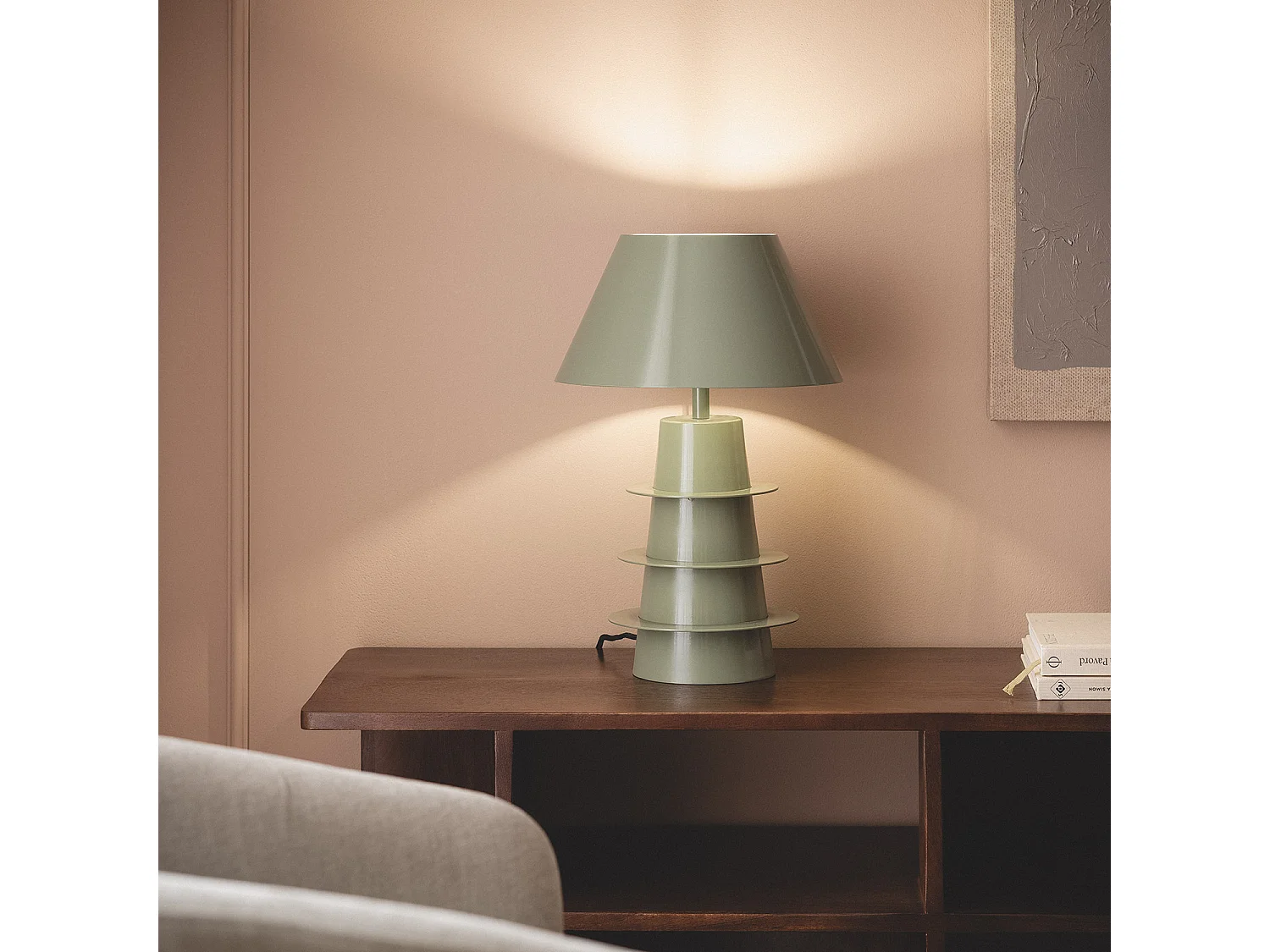 Lampe à Poser Métal Kadrina Violet