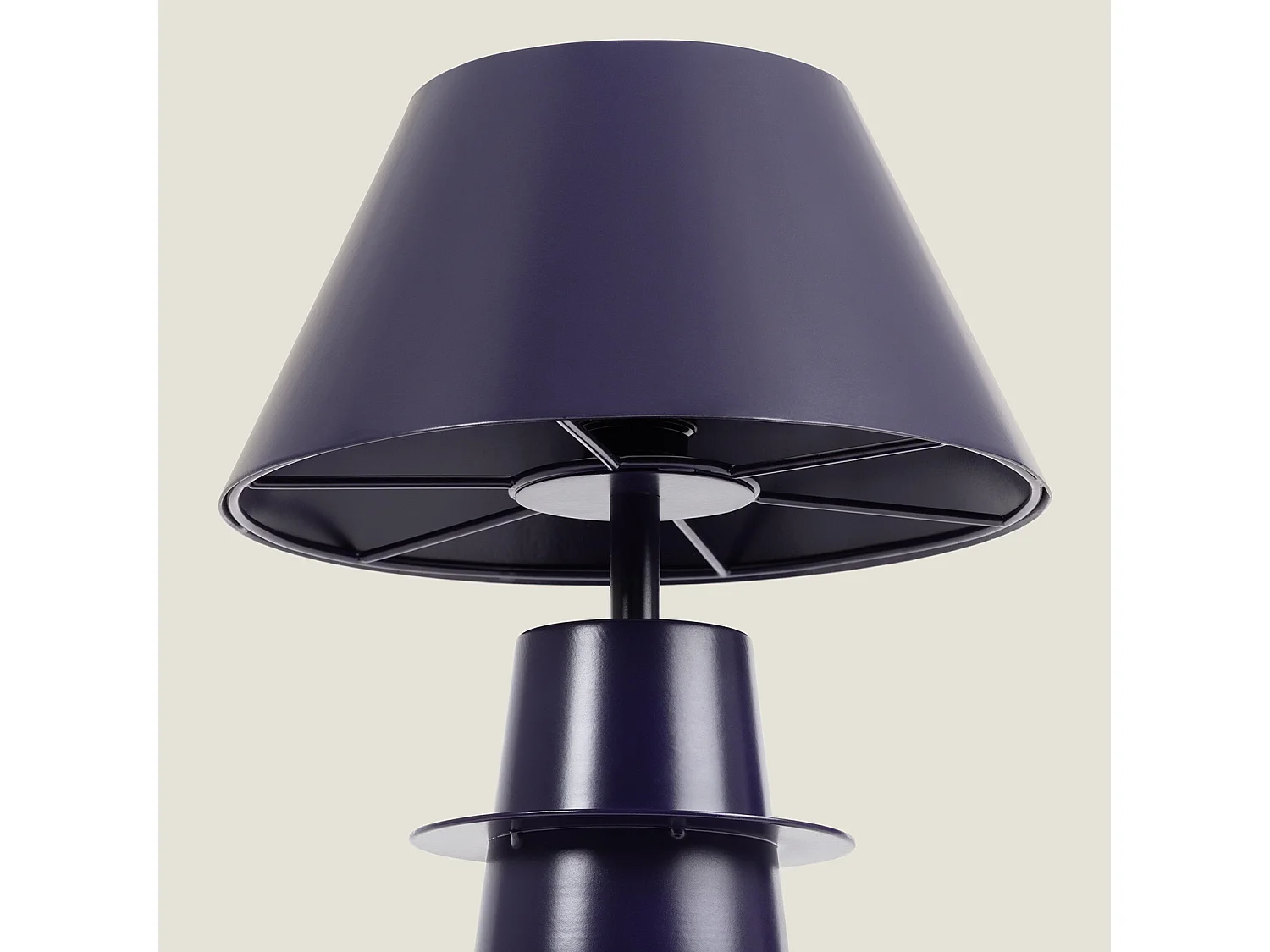 Lampe à Poser Métal Kadrina Violet