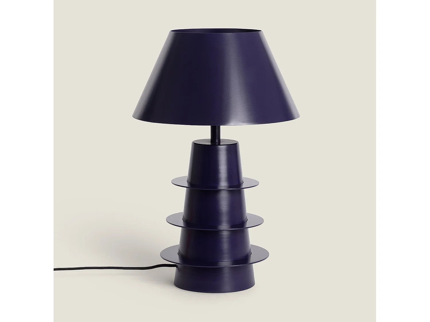 Lampe à Poser Métal Kadrina Violet
