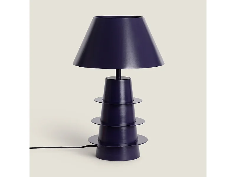 Lampe à Poser Métal Kadrina Violet