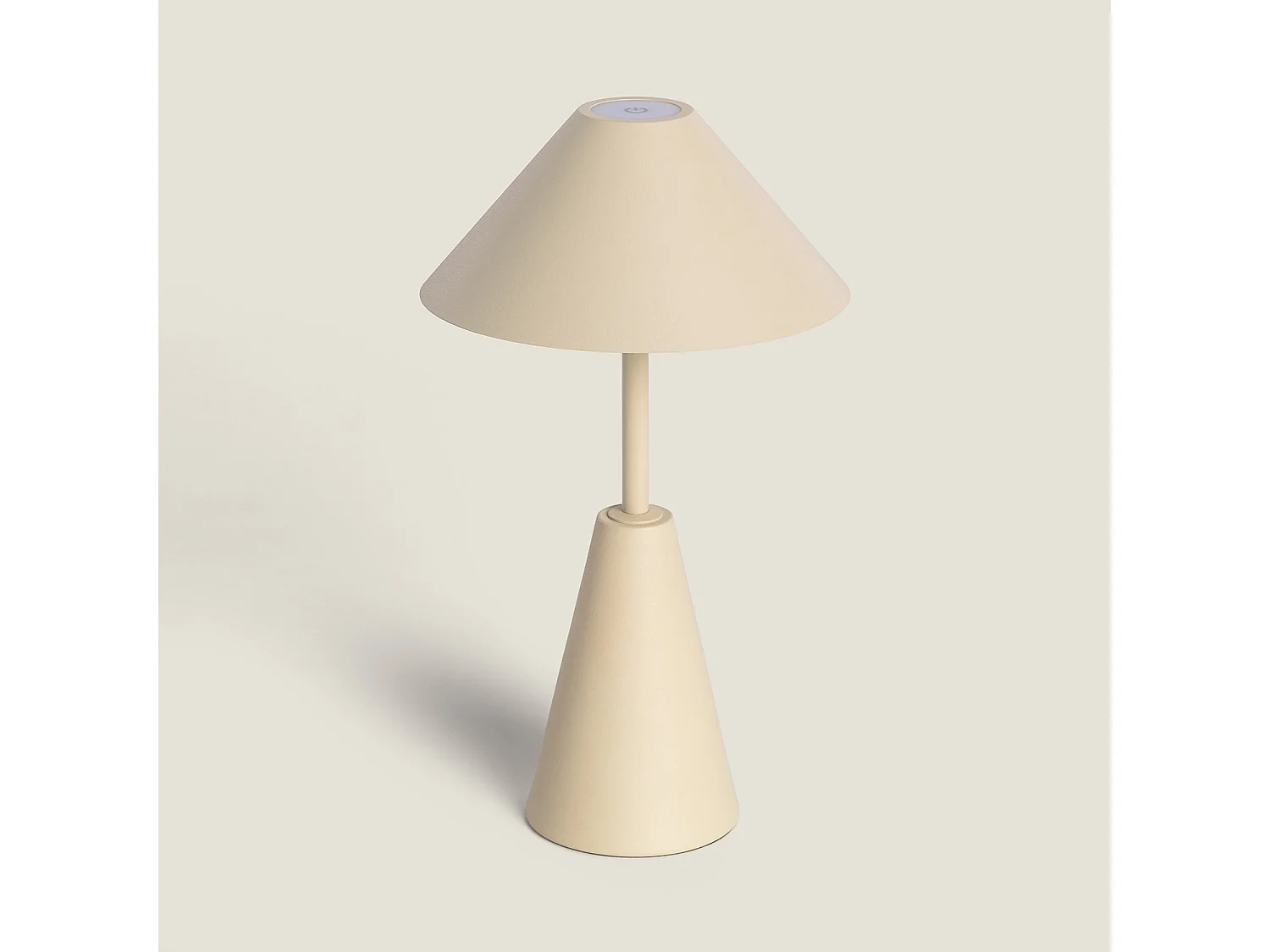 Lampada da Tavolo LED Portatile 3W per Esterni Metallo con Batteria Ricaricabile Chamle Beige