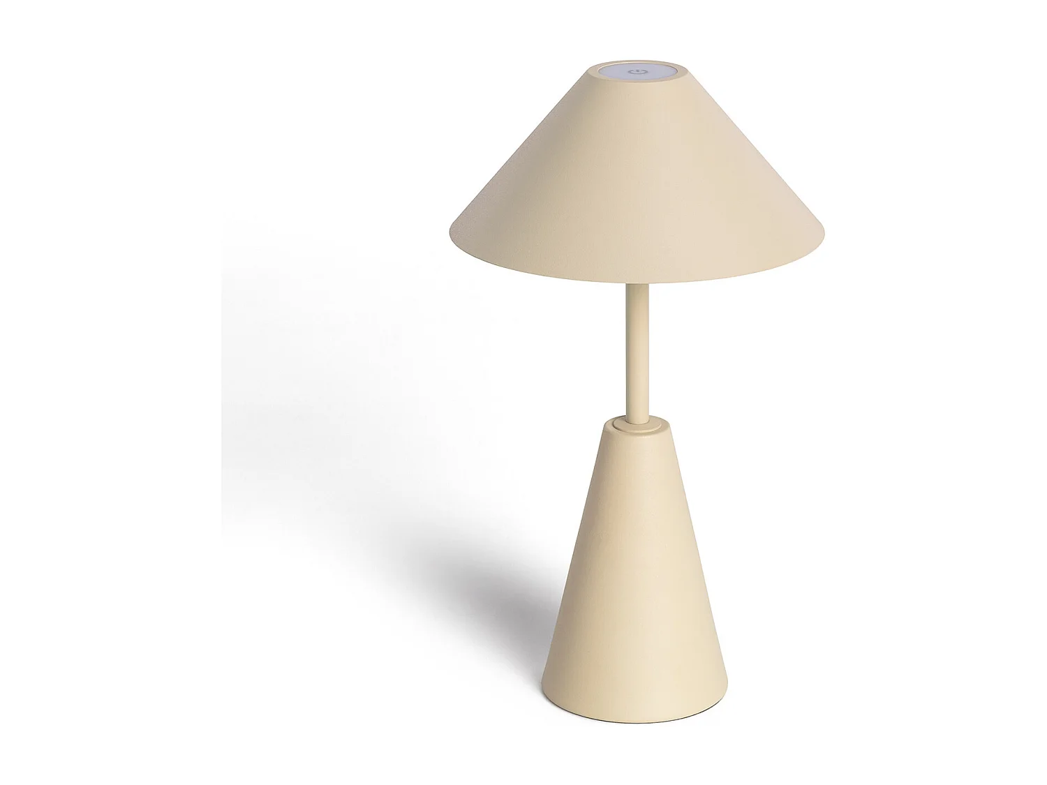 Lampada da Tavolo LED Portatile 3W per Esterni Metallo con Batteria Ricaricabile Chamle Beige