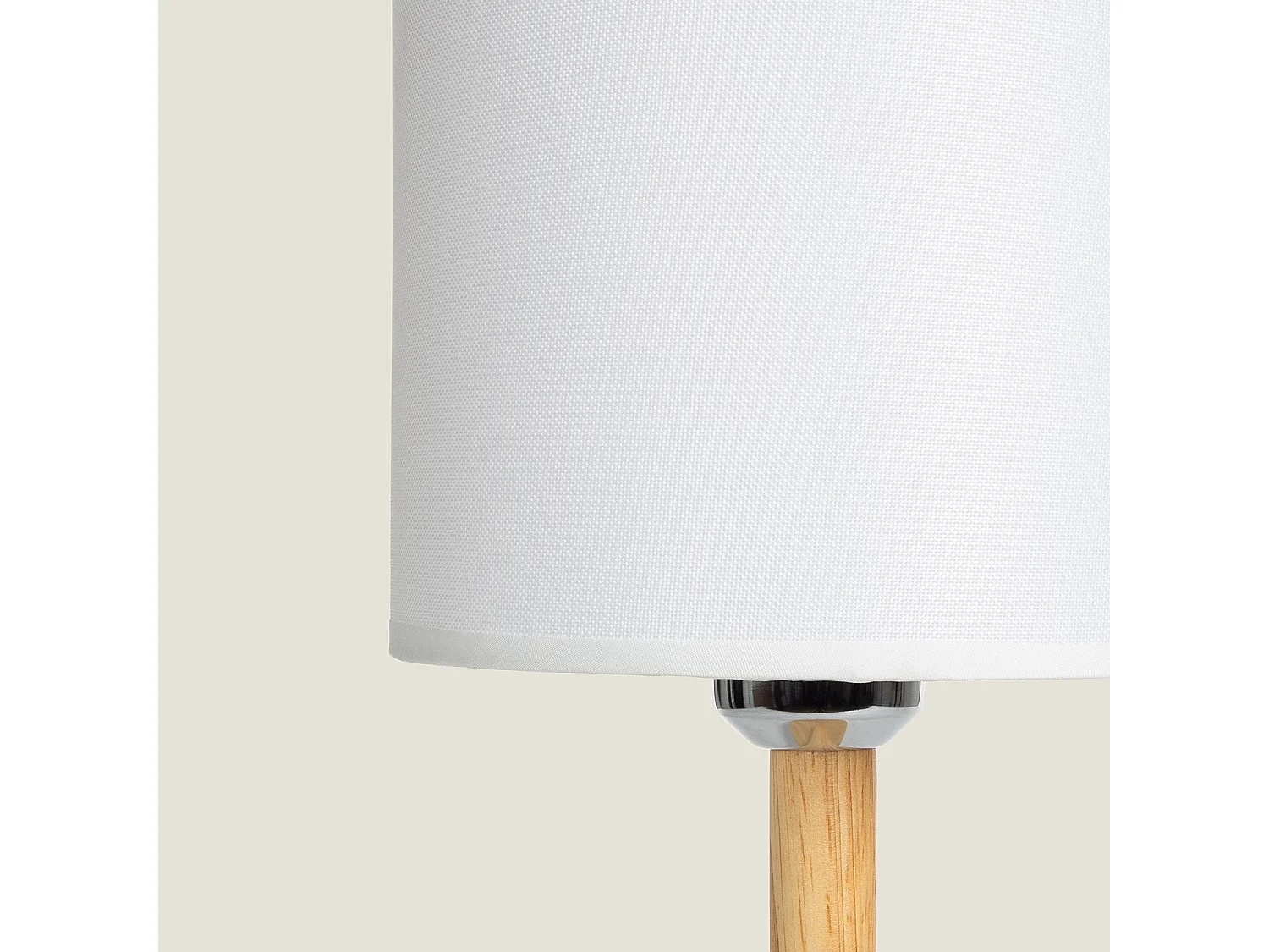 Lampe à Poser LED Bois 1W Portable avec Batterie USB Rechargeable Folgosa Naturel