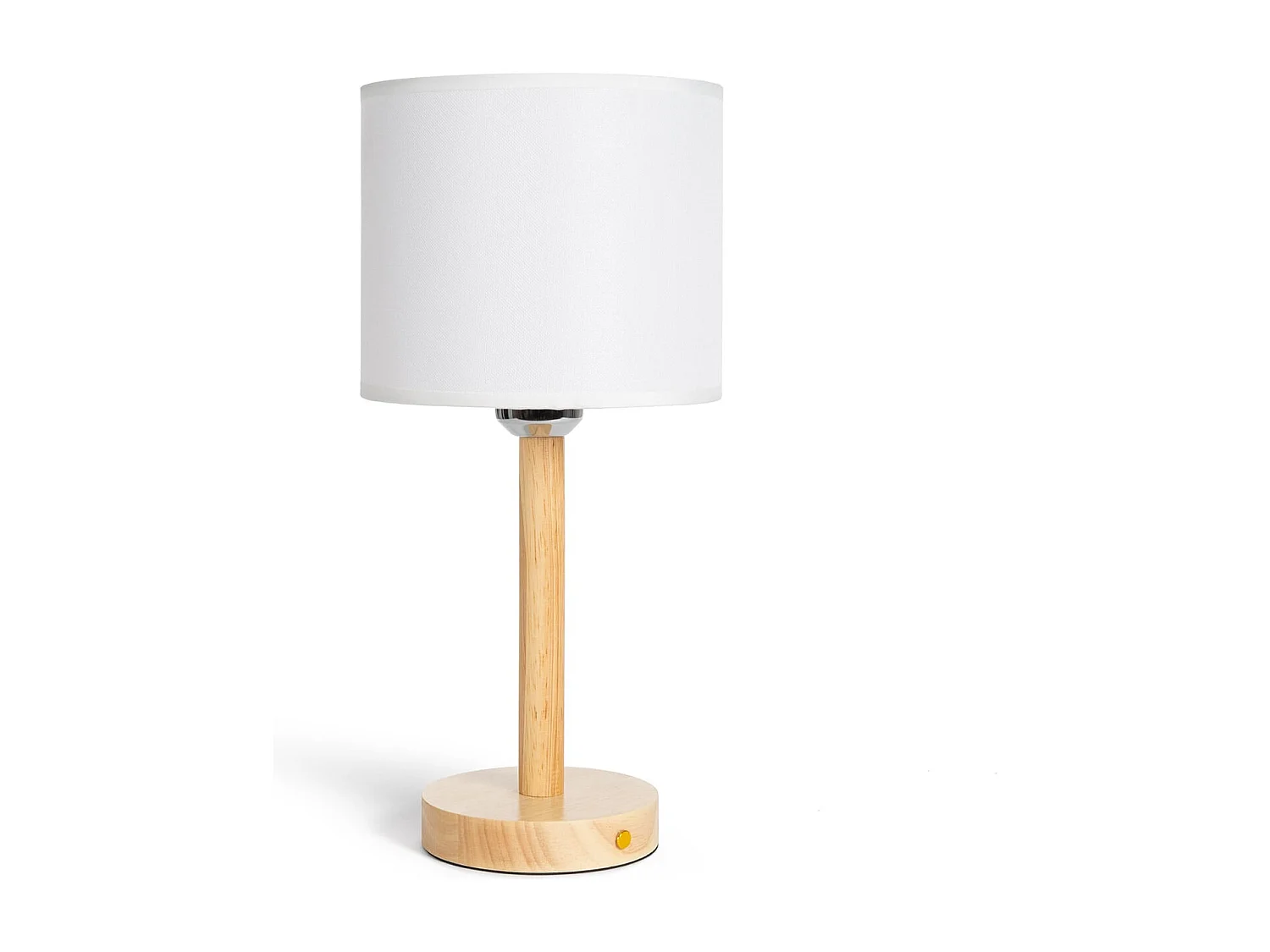 Lampada da Tavolo LED 1W Portatile in Legno con Batteria USB Ricaricabile Folgosa Naturale