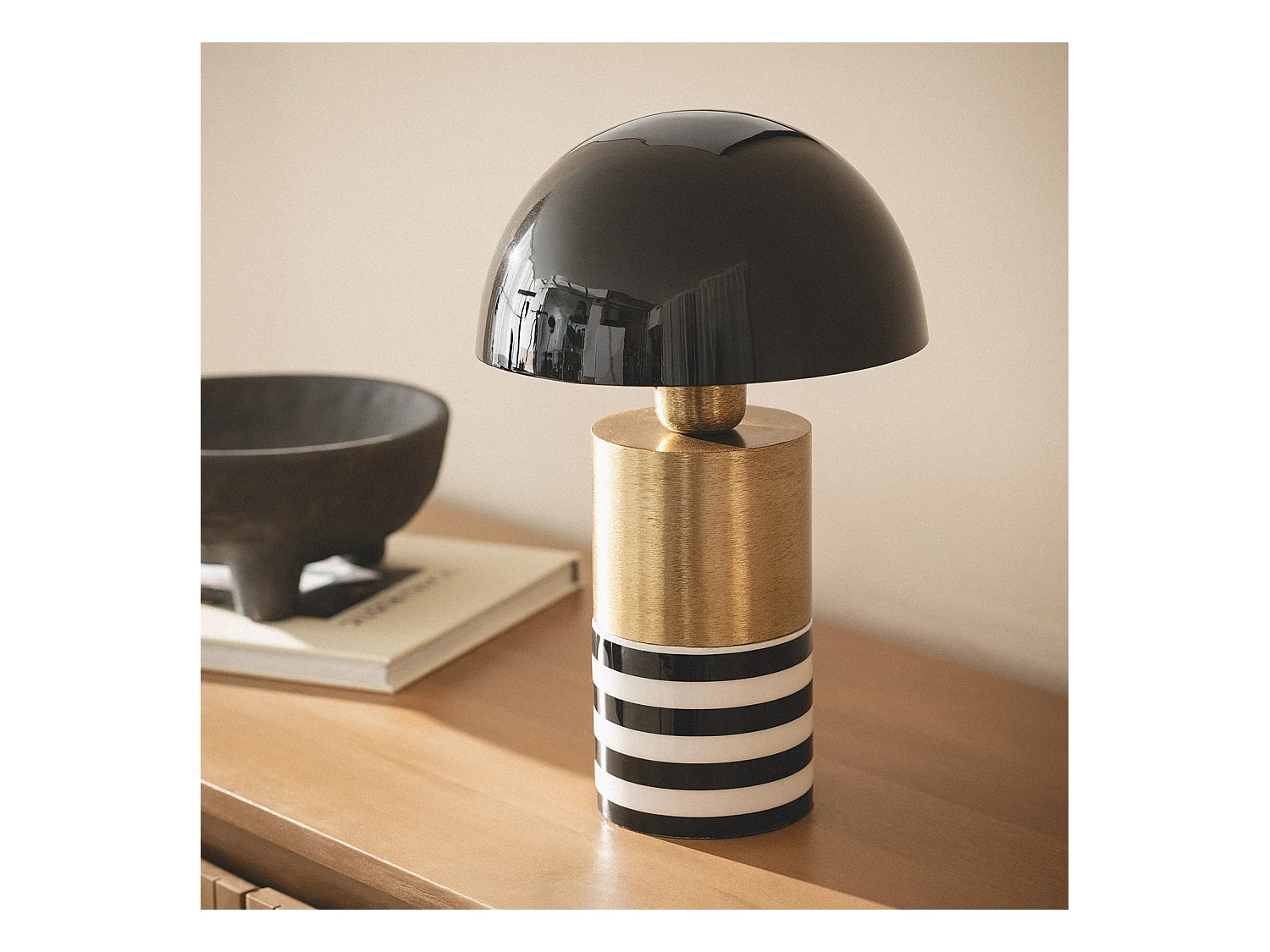 Lampe à Poser Métal Darpan Noir