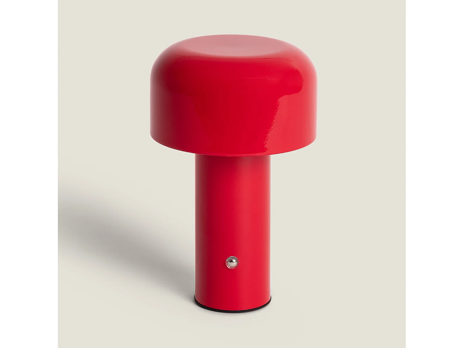 Lámpara de Mesa LED 2W Portátil Metal con Batería USB Recargable Zaipi Rojo