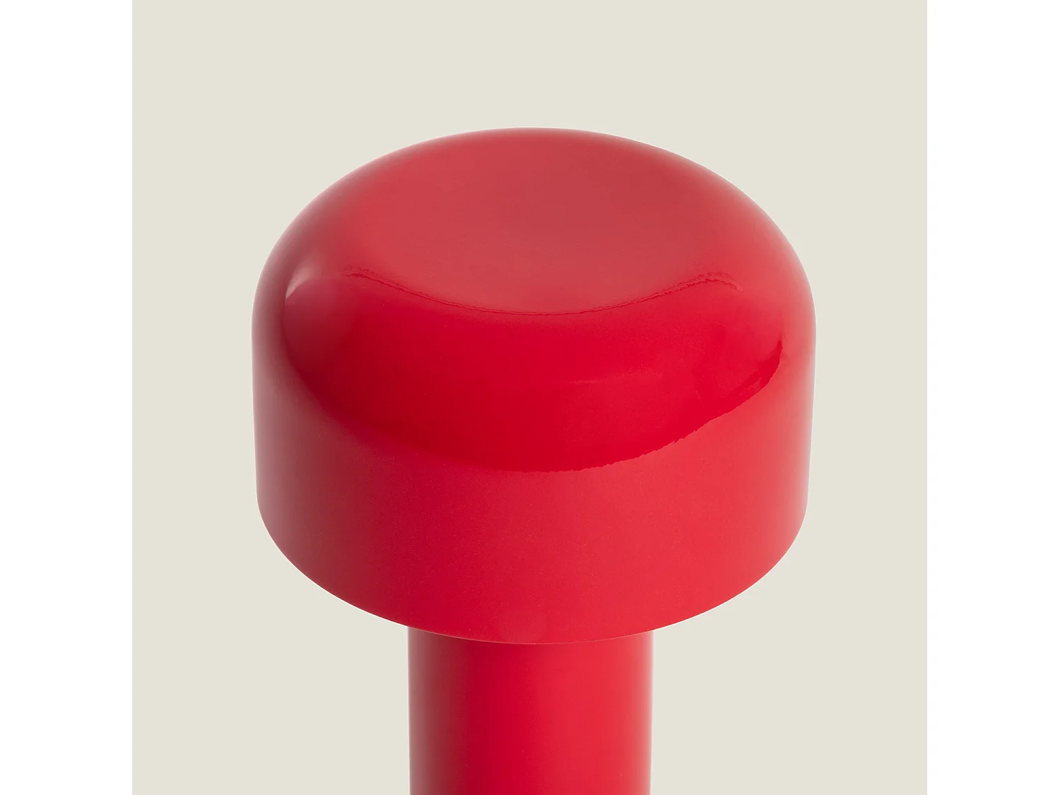 Lámpara de Mesa LED 2W Portátil Metal con Batería USB Recargable Zaipi Rojo
