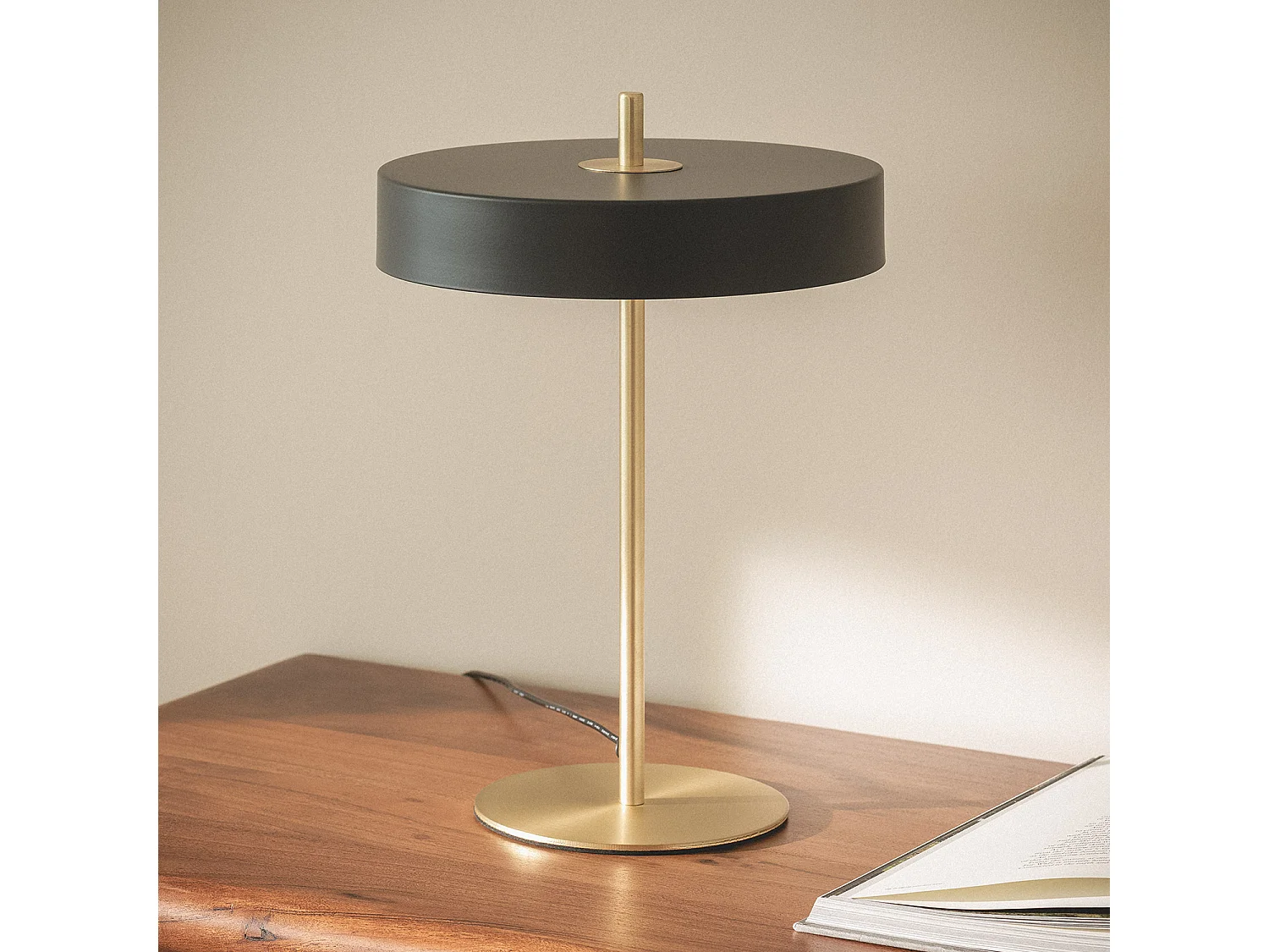 Lampe à Poser Métal Korkor Noir