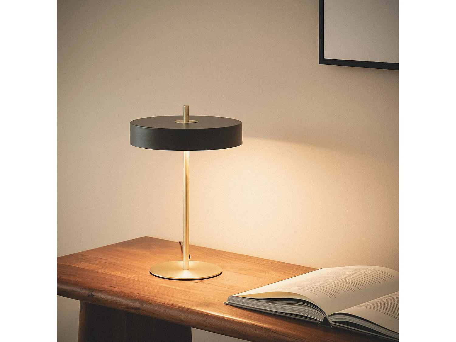 Lampe à Poser Métal Korkor Noir