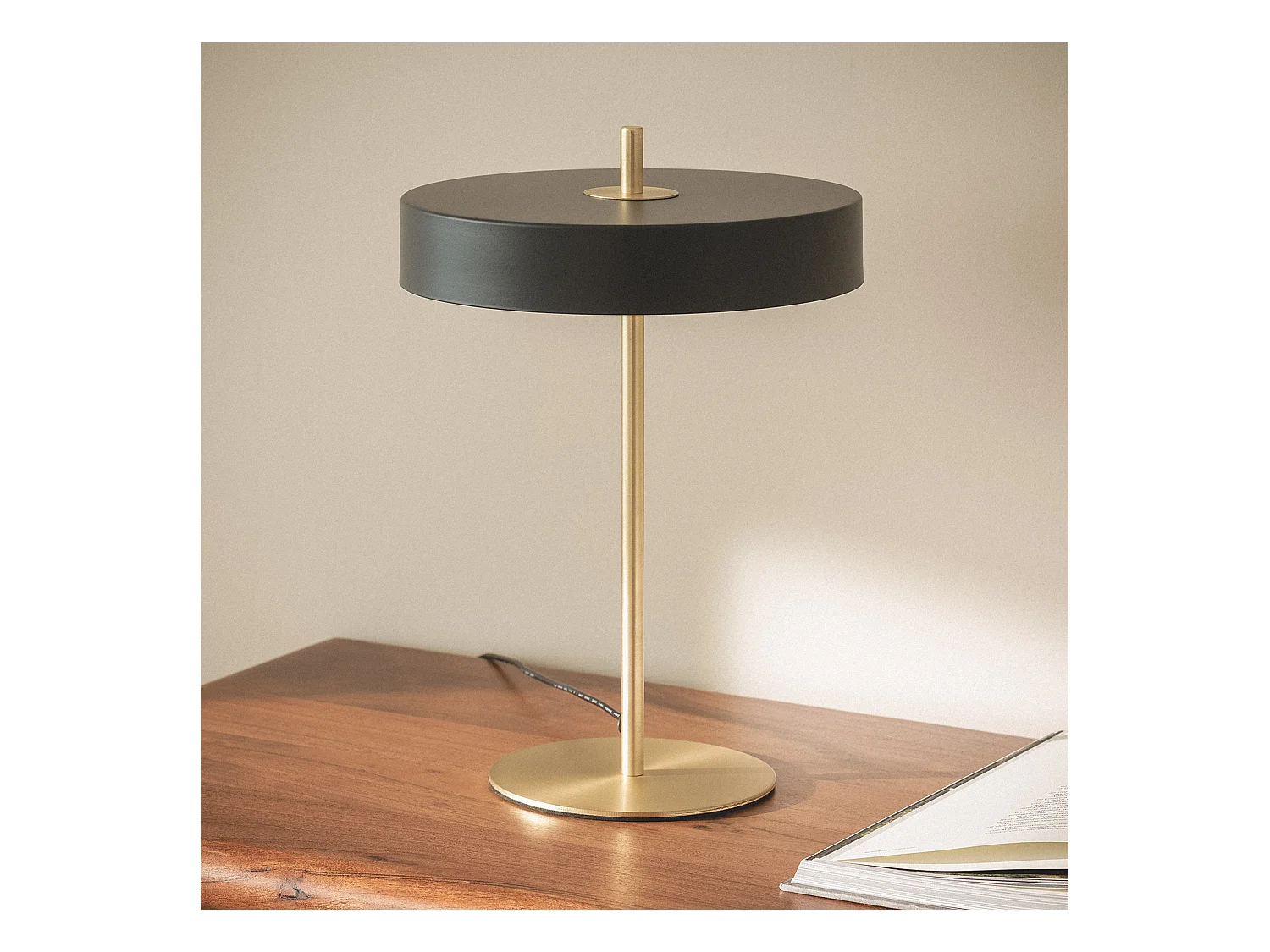 Lampe à Poser Métal Korkor Noir