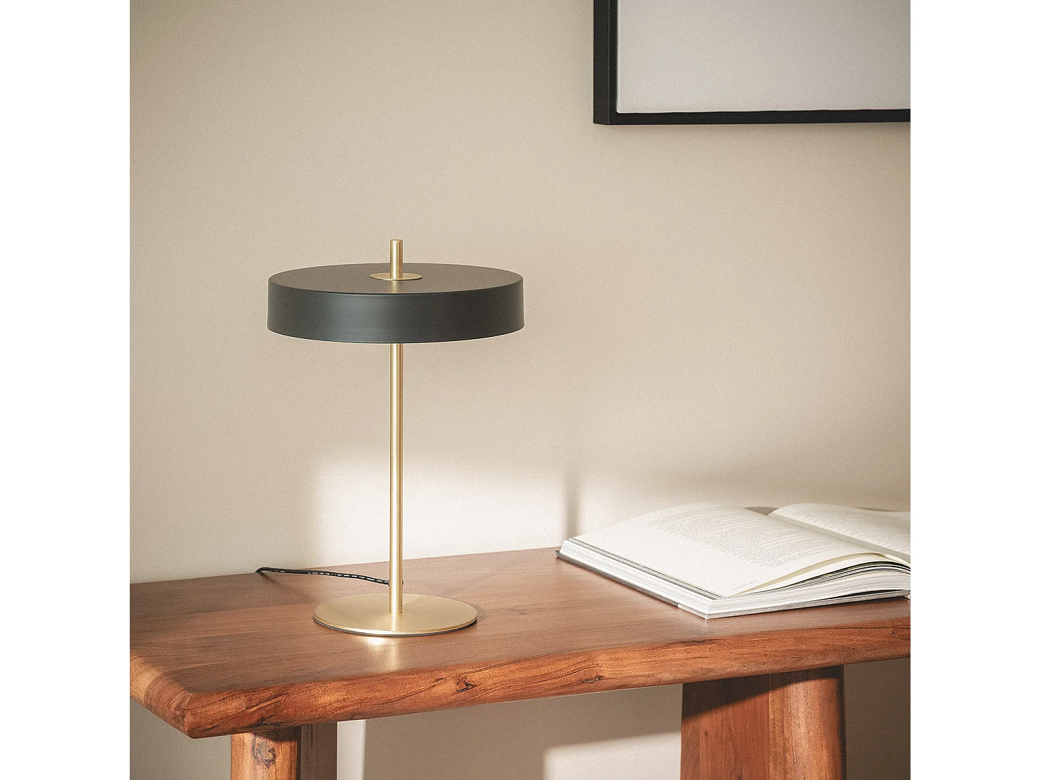 Lampe à Poser Métal Korkor Noir