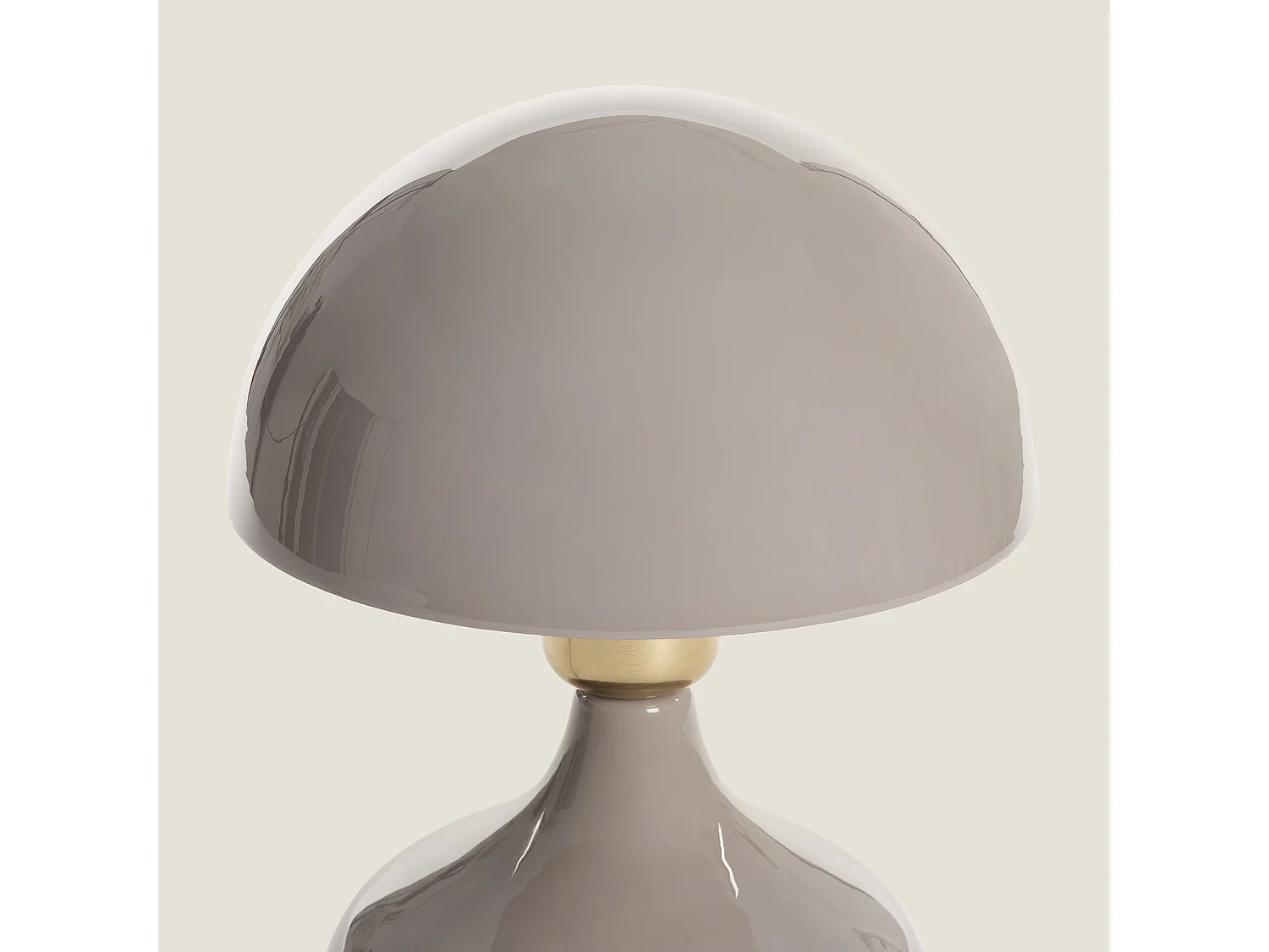 Lámpara de Mesa Metal Krish Beige