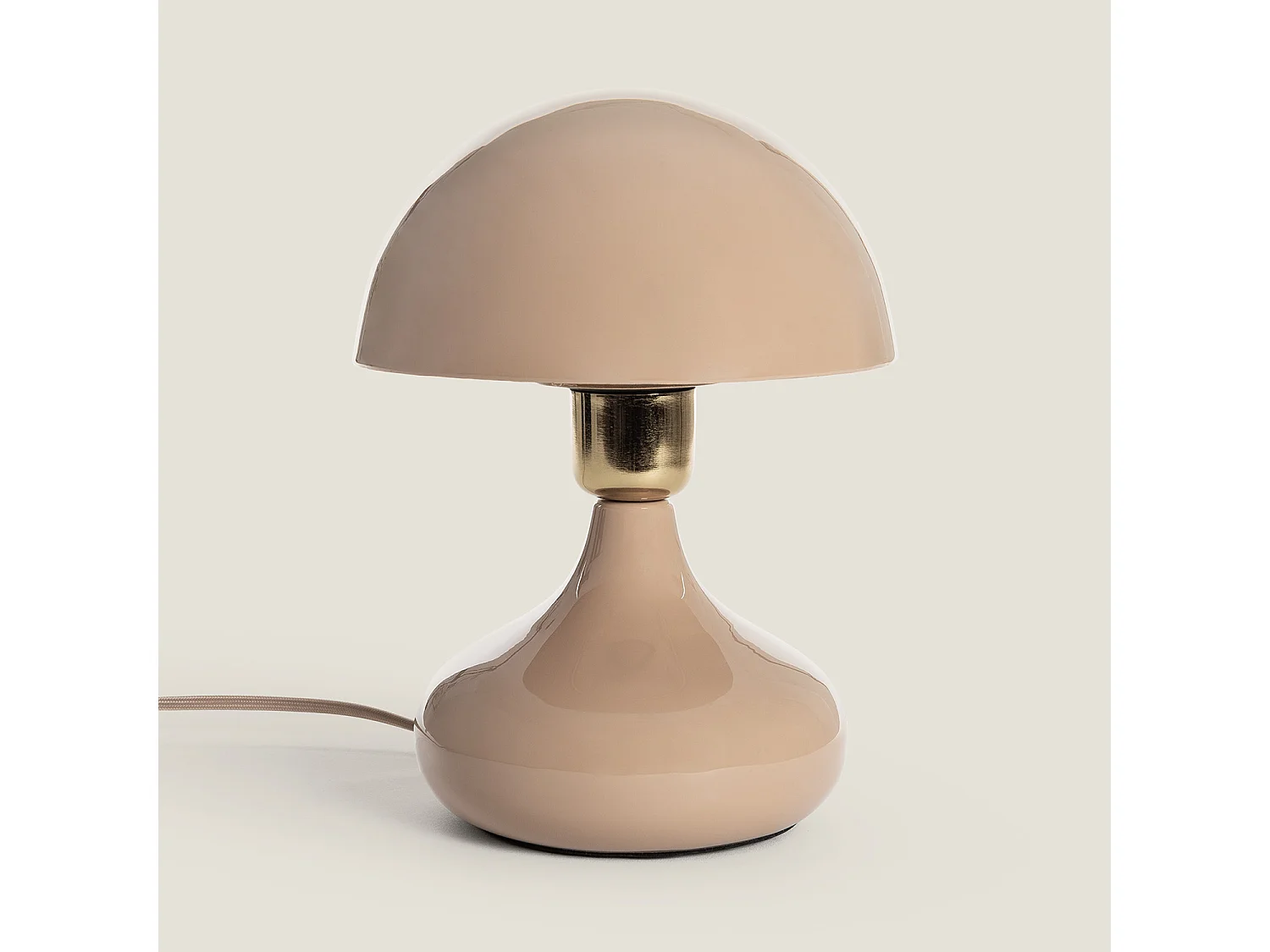 Lámpara de Mesa Metal Krish Beige