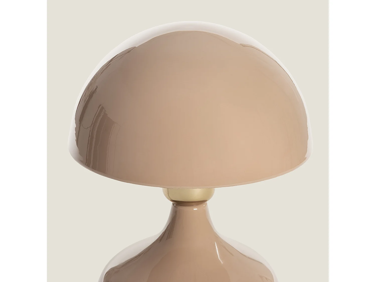 Lámpara de Mesa Metal Krish Beige