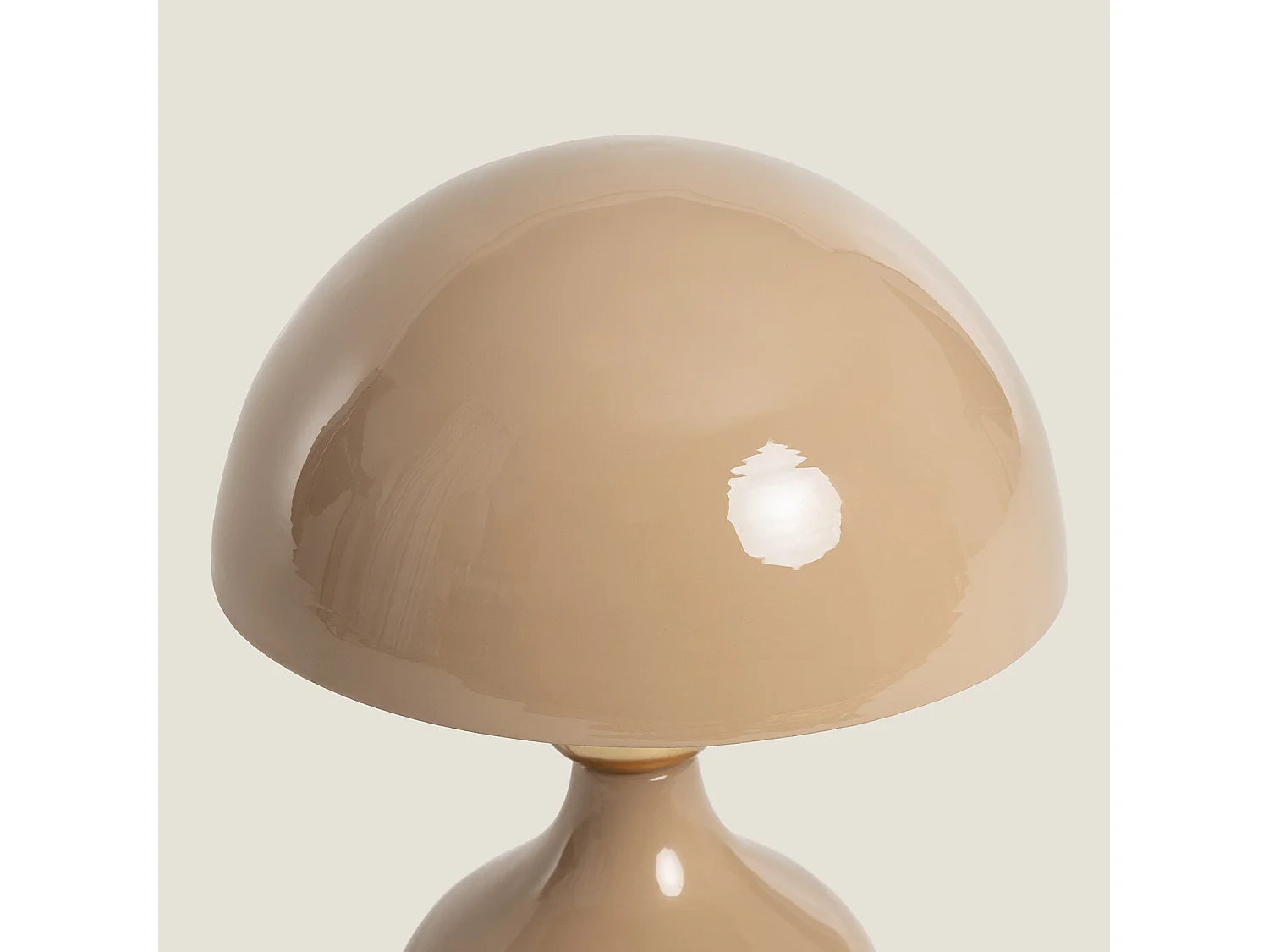 Lampada da Tavolo Metallo Krish Beige
