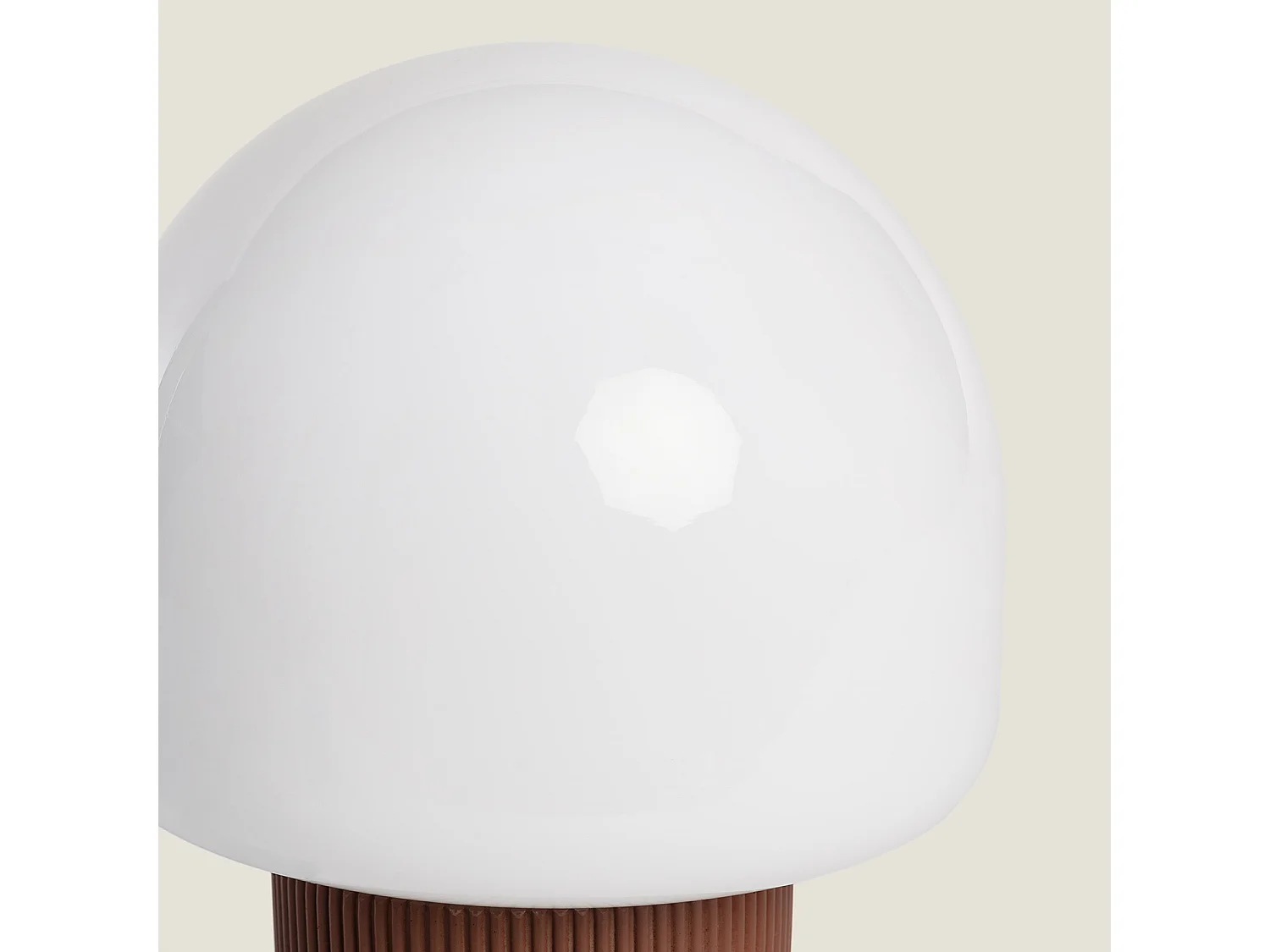 Lampe à Poser Résine Nacune Brun