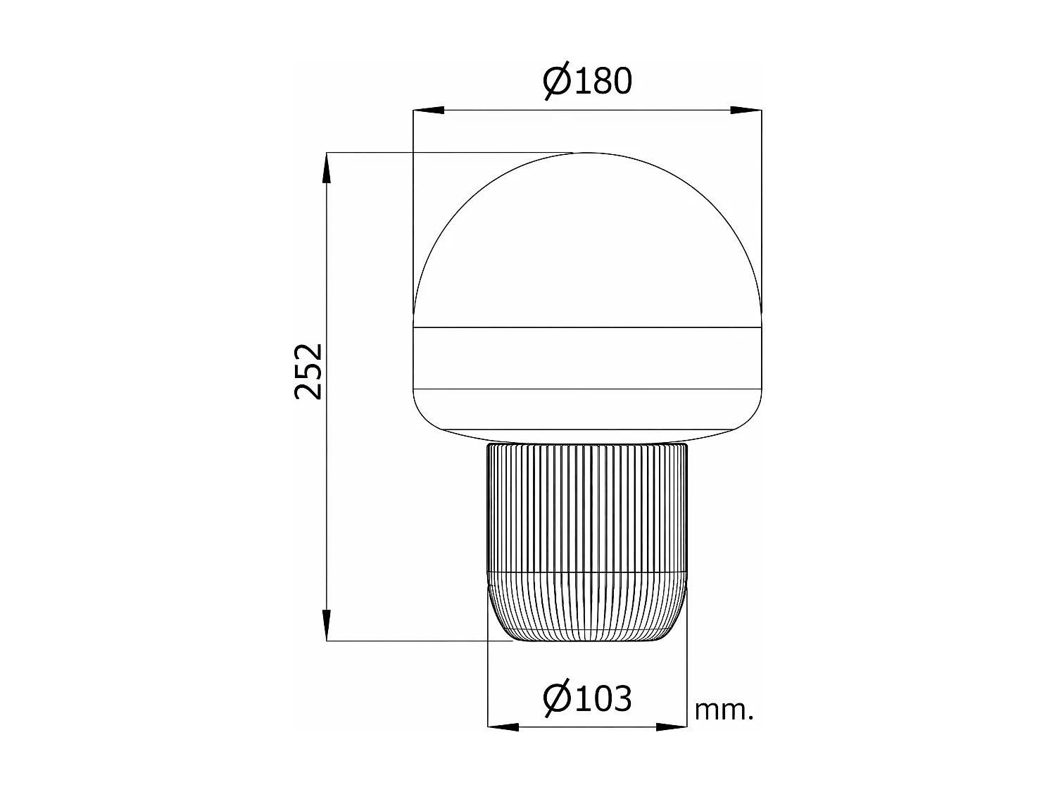 Lampe à Poser Résine Nacune Brun