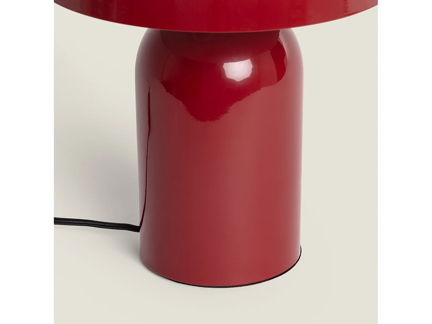 Lámpara de Mesa Metal Slink Rojo