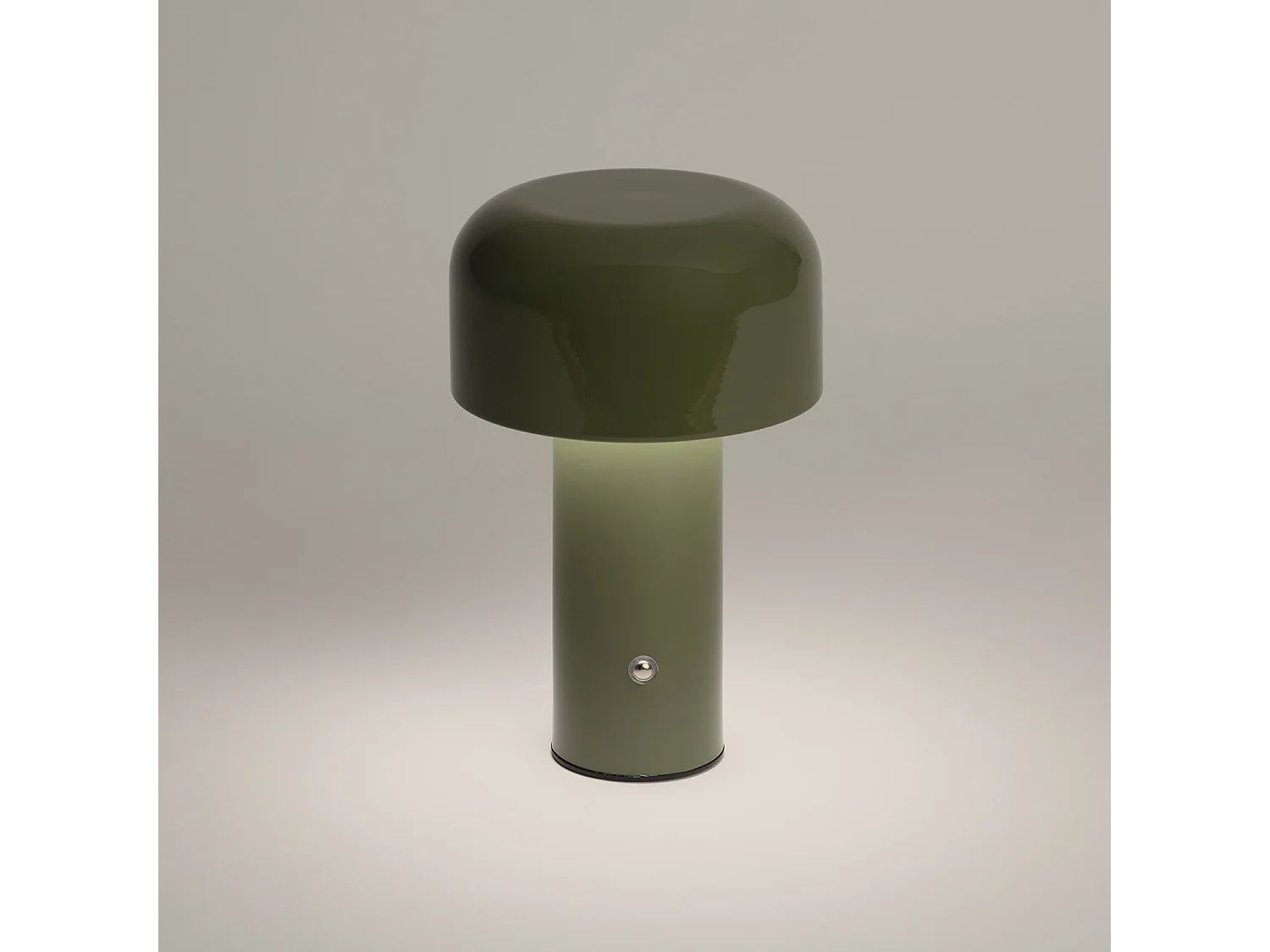 Lámpara de Mesa LED 2W Portátil Metal con Batería USB Recargable Zaipi Verde