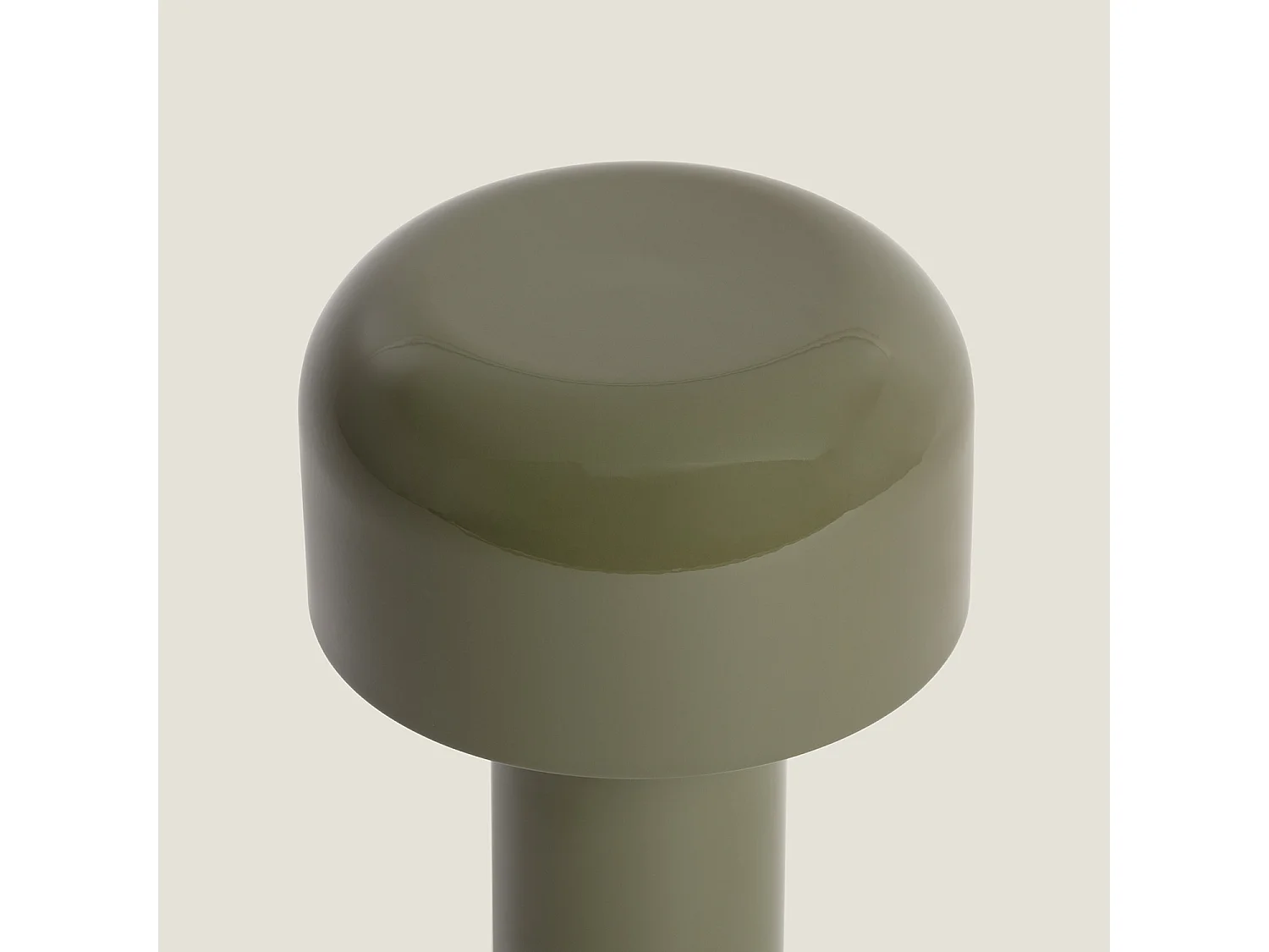 Lámpara de Mesa LED 2W Portátil Metal con Batería USB Recargable Zaipi Verde