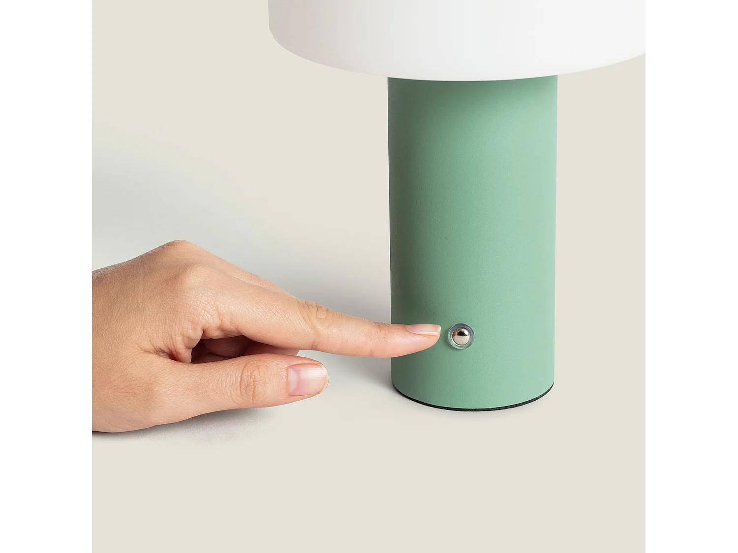 Lampe à Poser LED Portable avec Batterie USB Rechargeable Leta  Noir