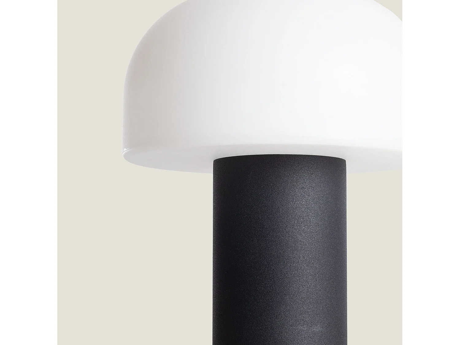 Lampe à Poser LED Portable avec Batterie USB Rechargeable Leta  Noir