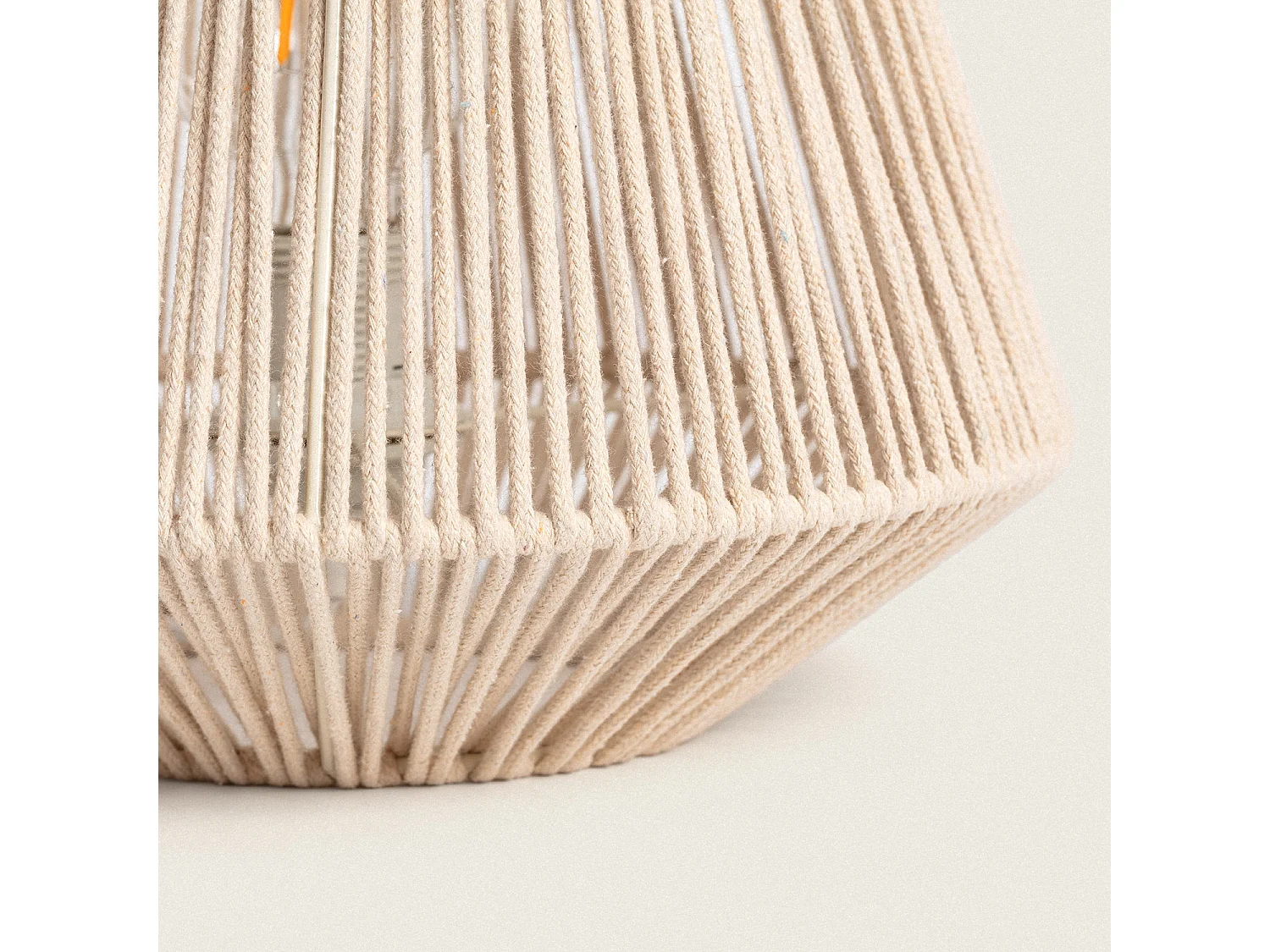 Lampe à Poser Corde Diantha Beige