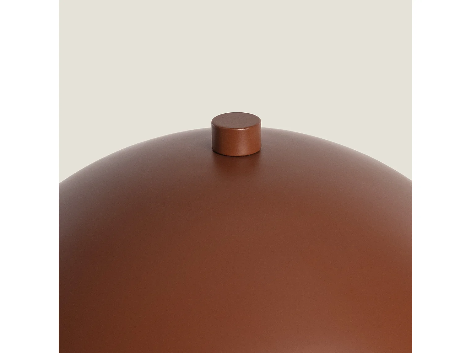 Lámpara de Mesa Metal Quinga Marrón