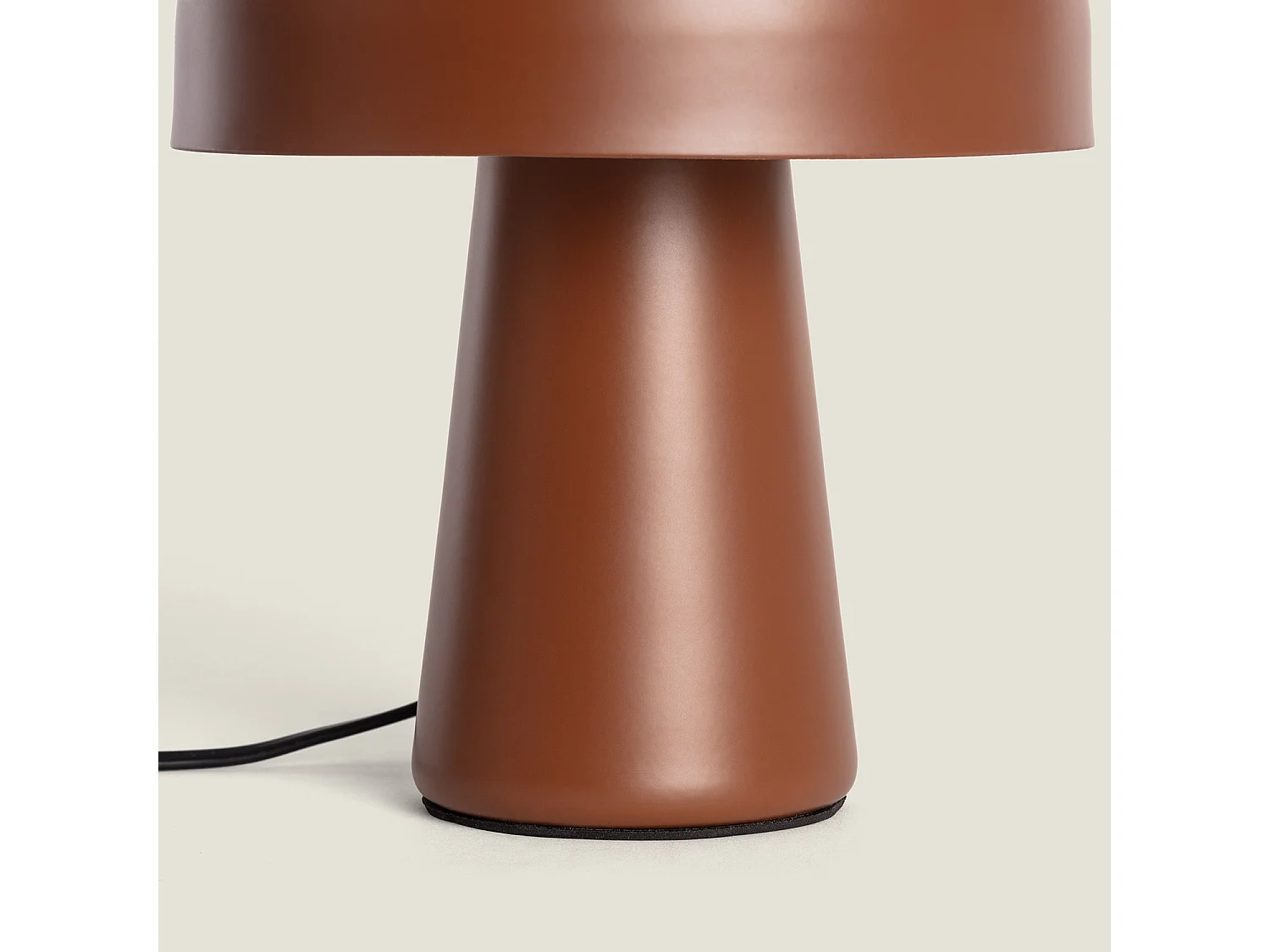 Lampada da Tavolo Metallo Quinga Marrone