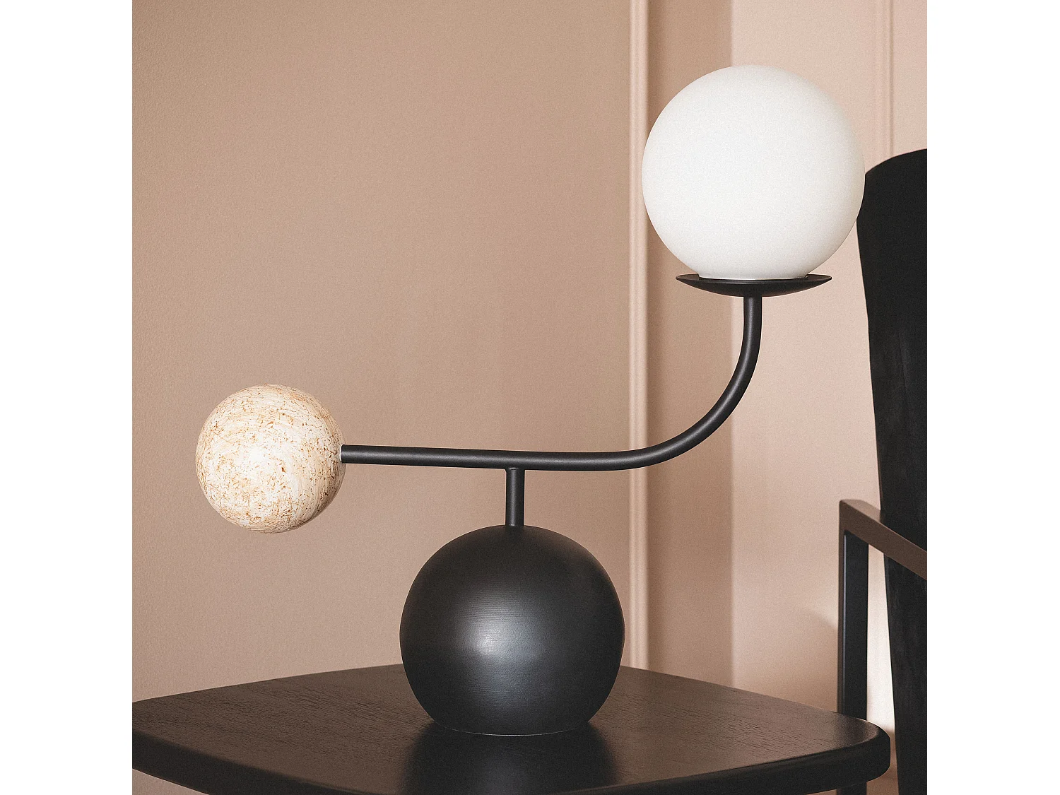 Lampe à Poser Métal Bradwall Noir