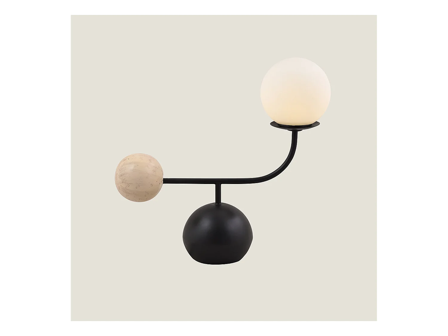 Lampe à Poser Métal Bradwall Noir