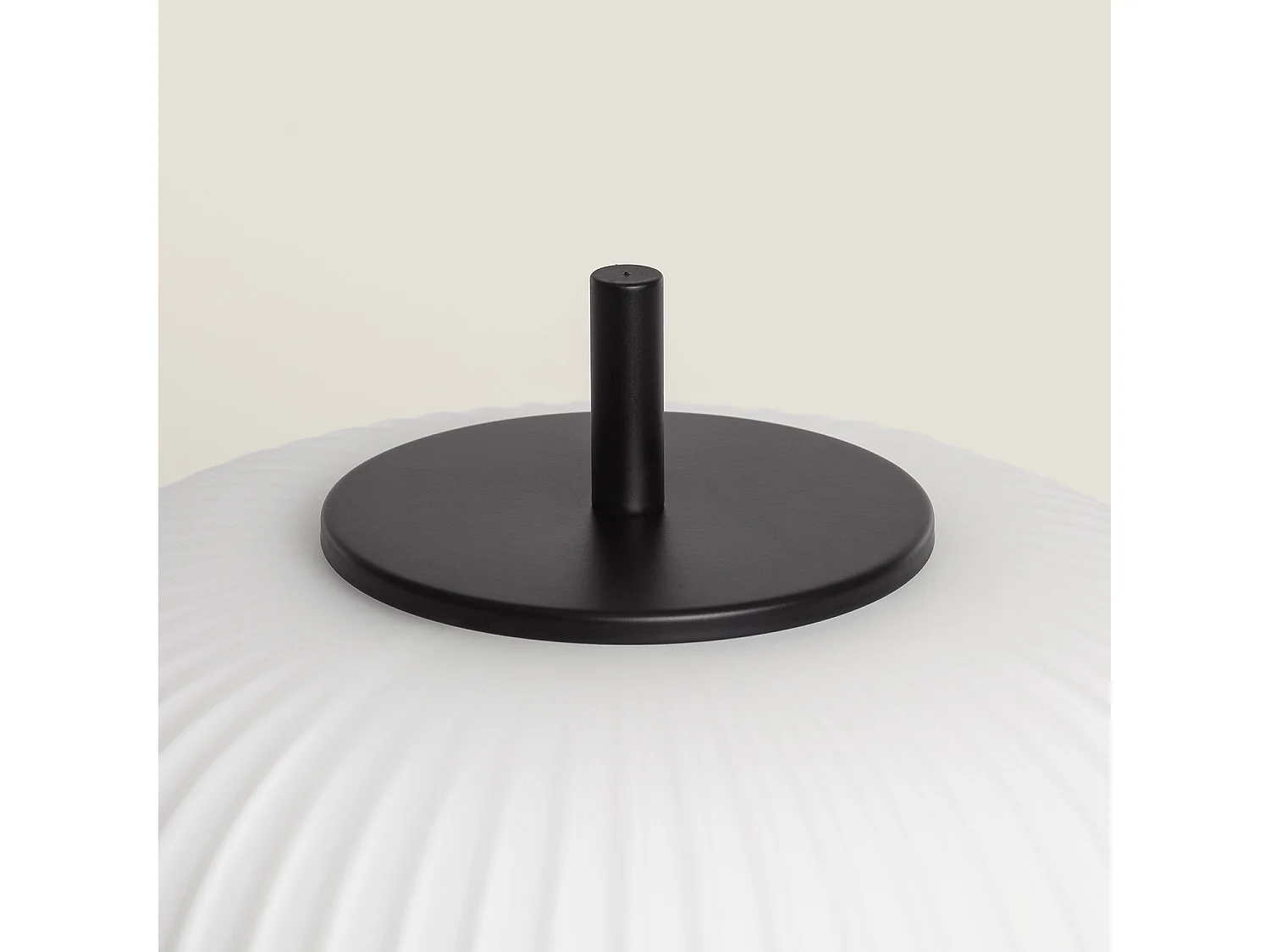 Lampe à Poser Métal et Verre Beca Noir