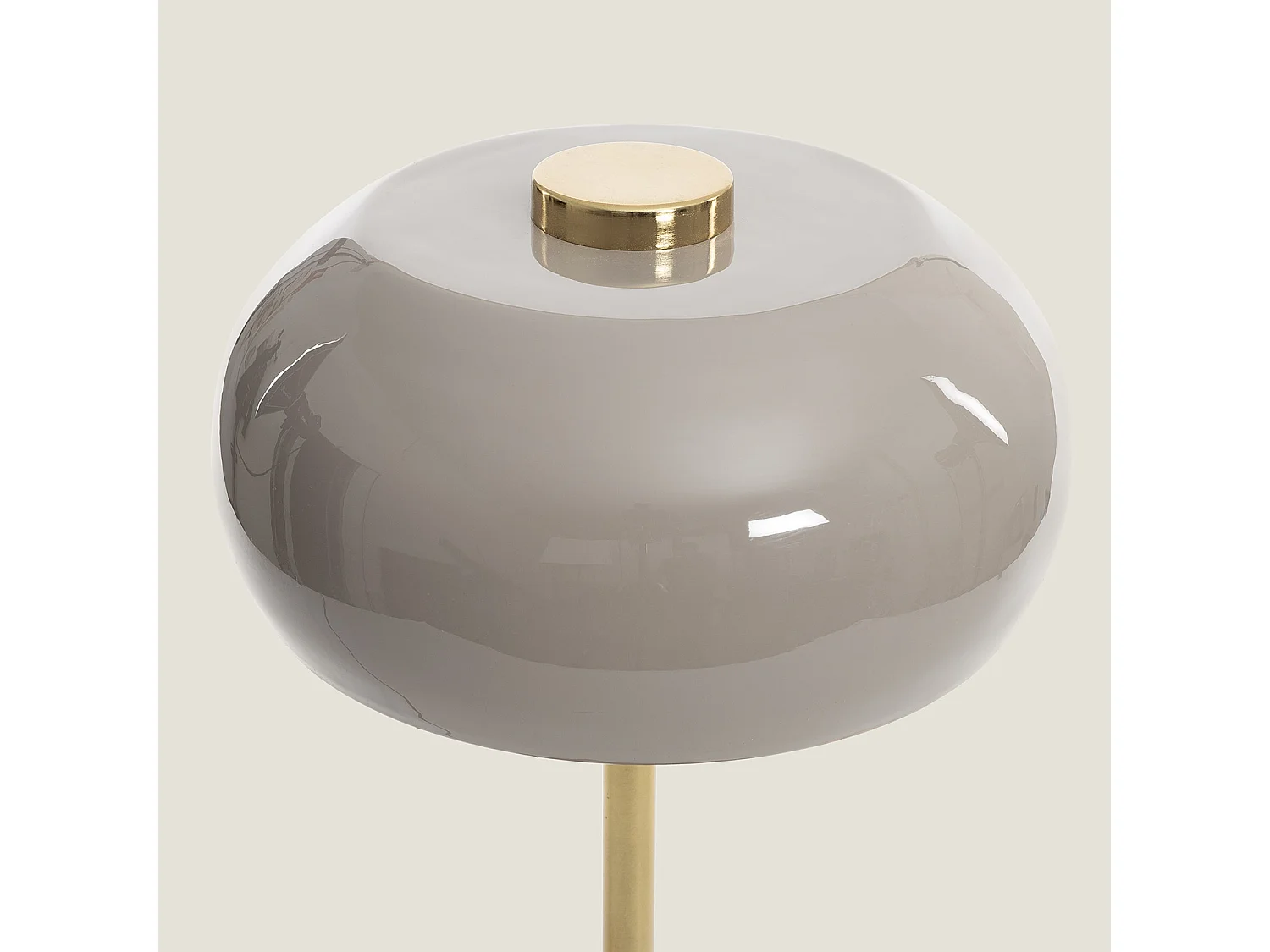 Lampe à Poser Métal Bhavin Taupe