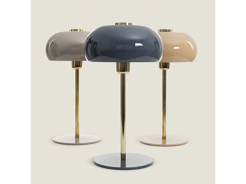 Lampada da Tavolo Metallo Bhavin Tortora