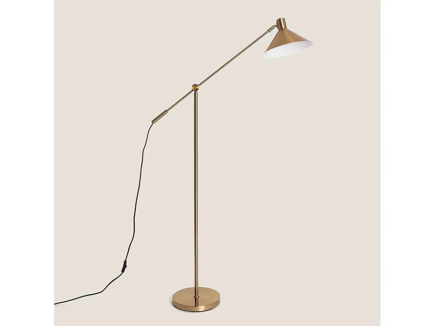 Lampada da Terra Metallo Aleya Oro Oro