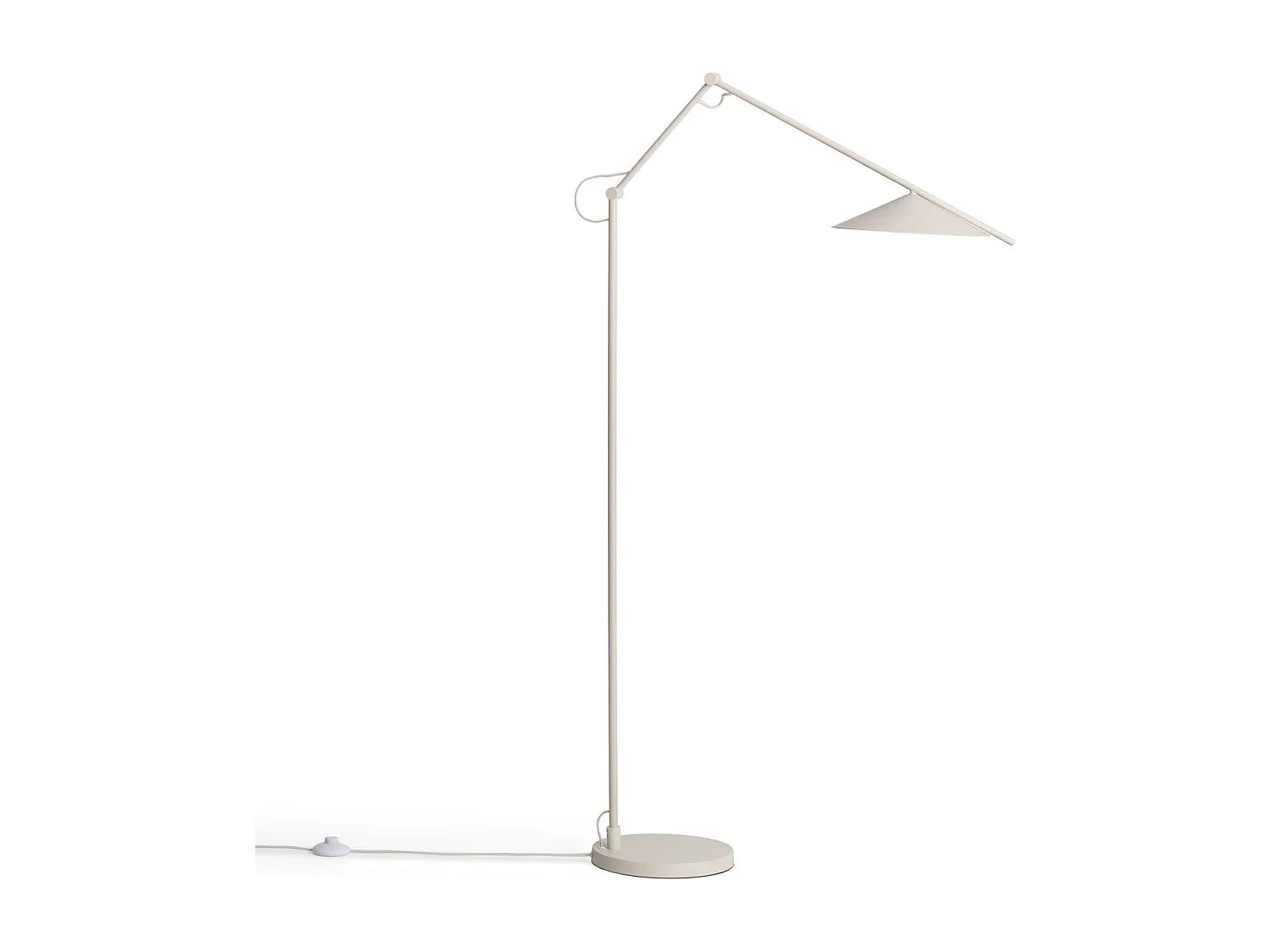 Lampada da Terra LED 8W Metallo Evian Beige