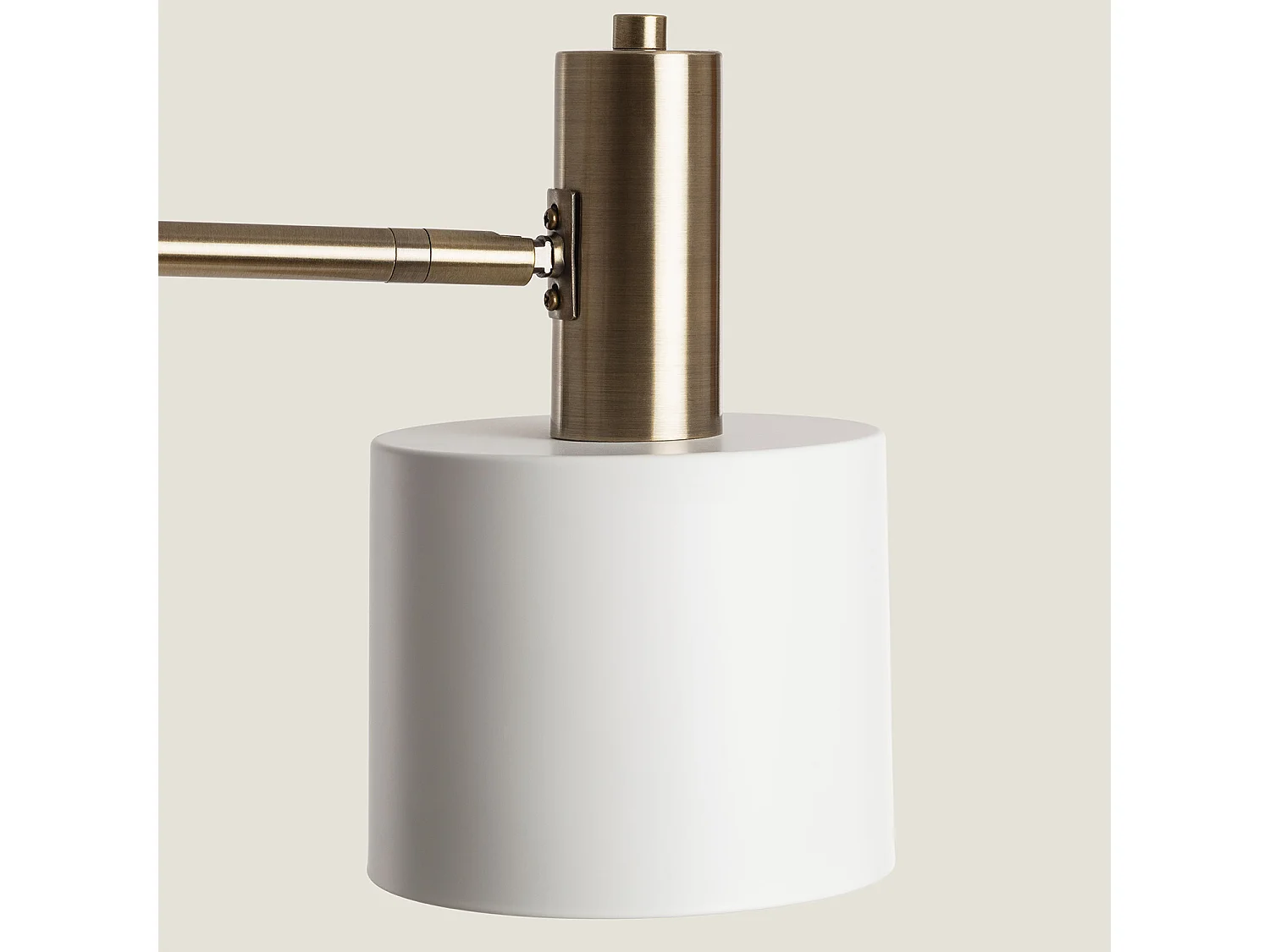 Lampadaire Métal et Marbre Dafne Blanc