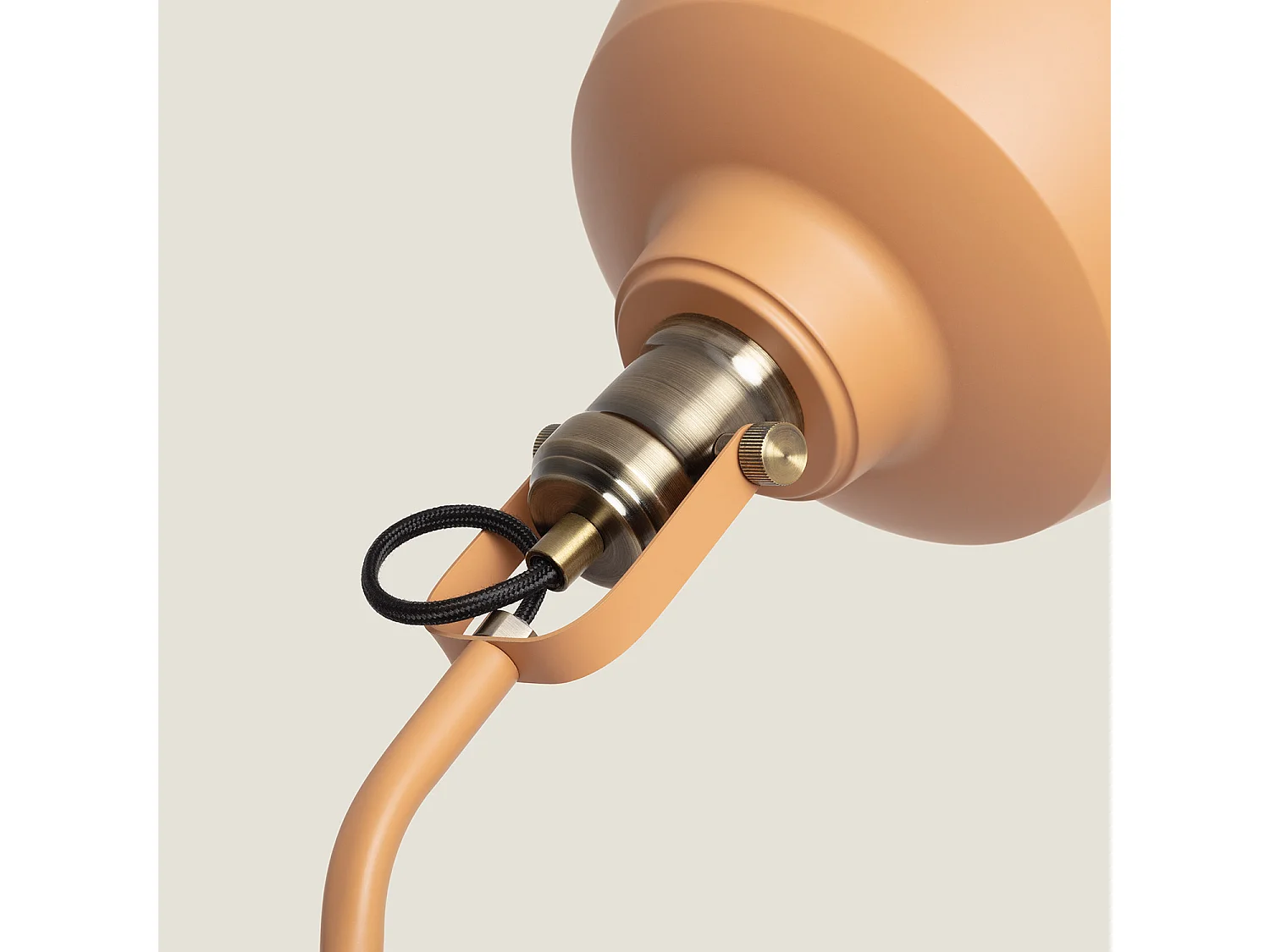 Lampada da Terra Metallo Luise Cammello