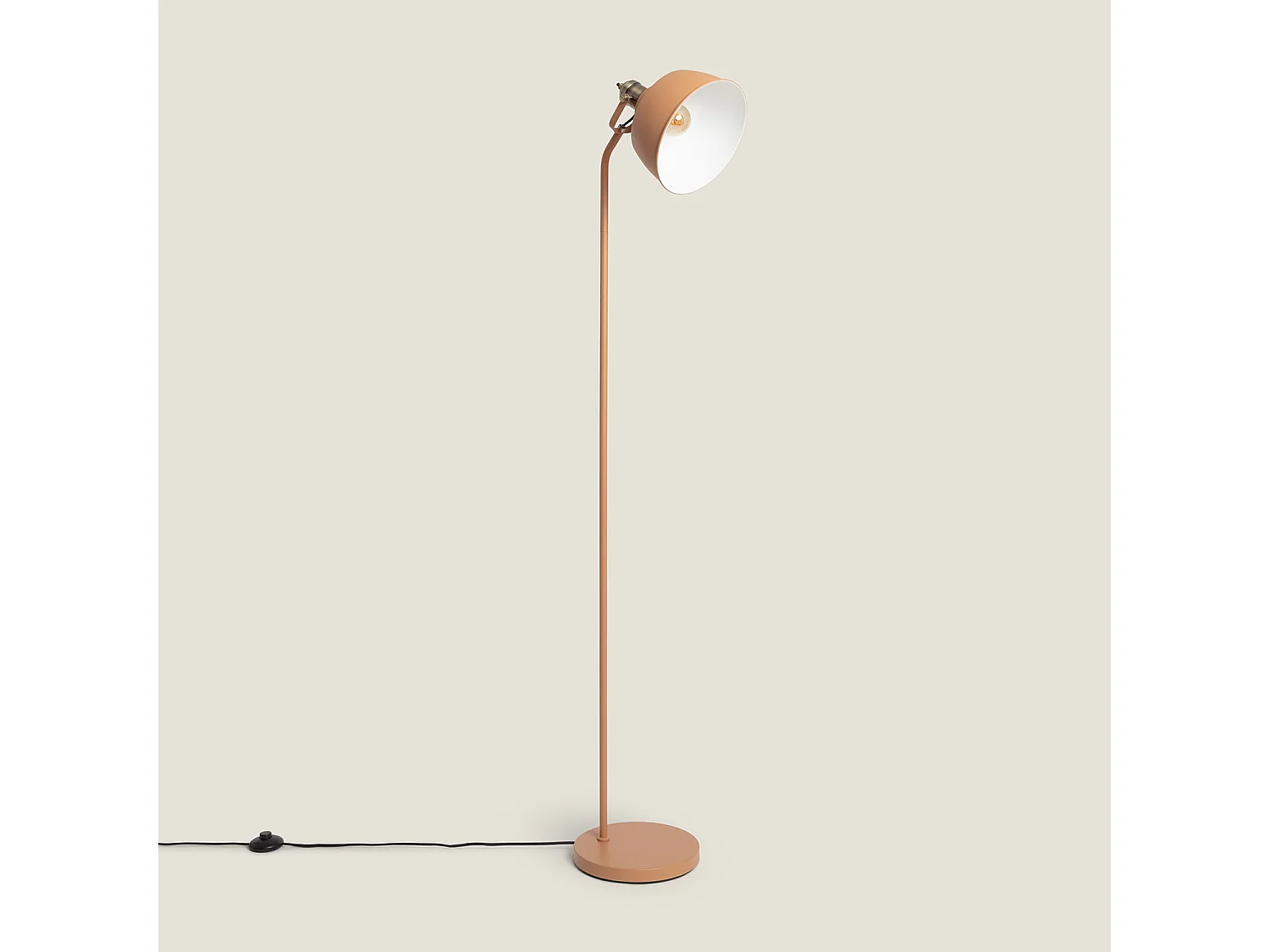 Lampadaire Métal Luise Camel